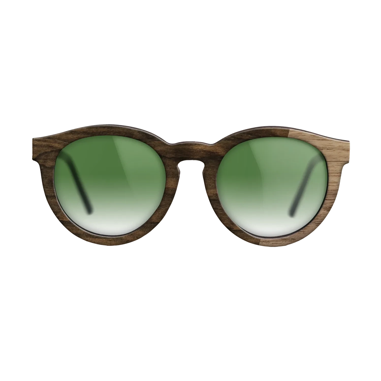 Walnut: Straight Grain,Ziricote Dark Quartered: Bauhaus - The Rebel - Round - 1200 - SIRIS wood optic