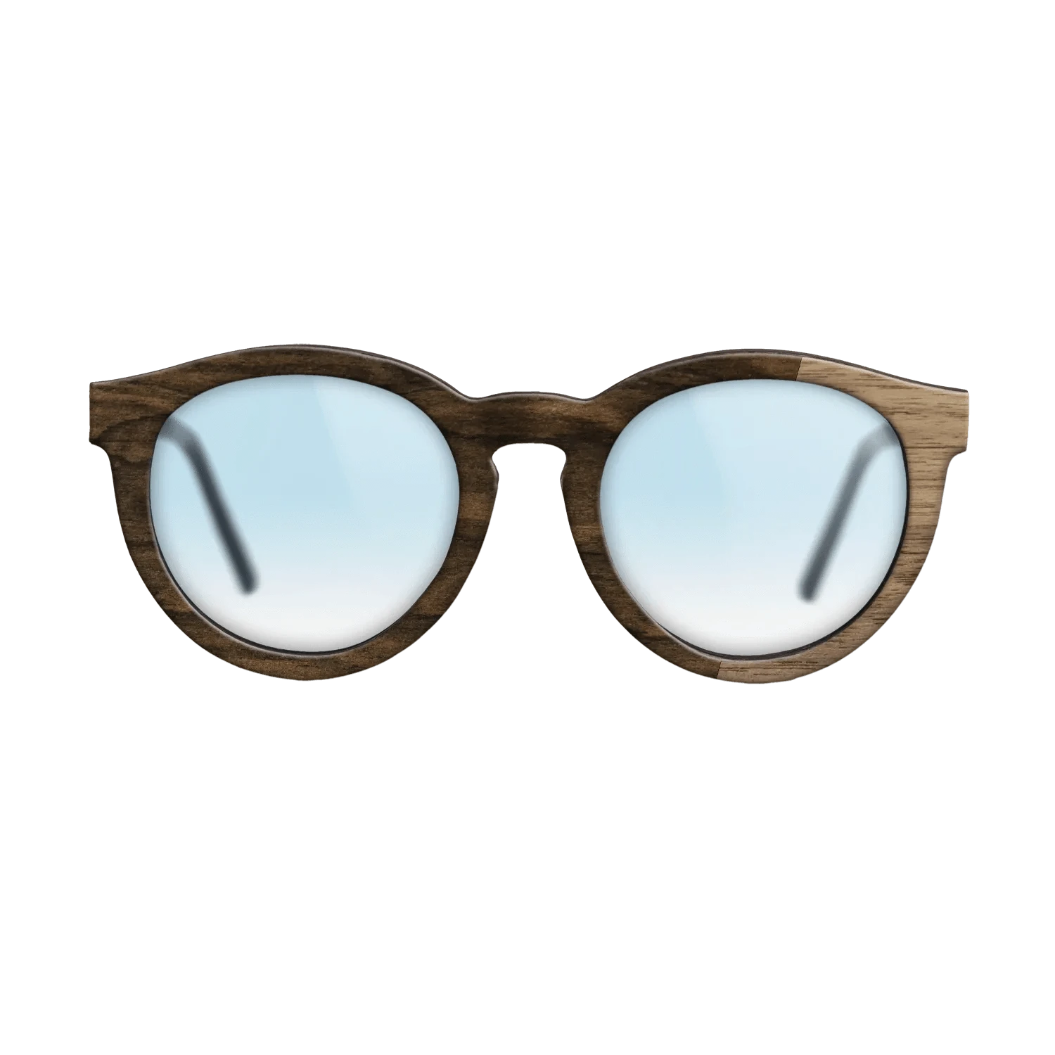 Walnut: Straight Grain,Ziricote Dark Quartered: Bauhaus - The Rebel - Round - 1200 - SIRIS wood optic