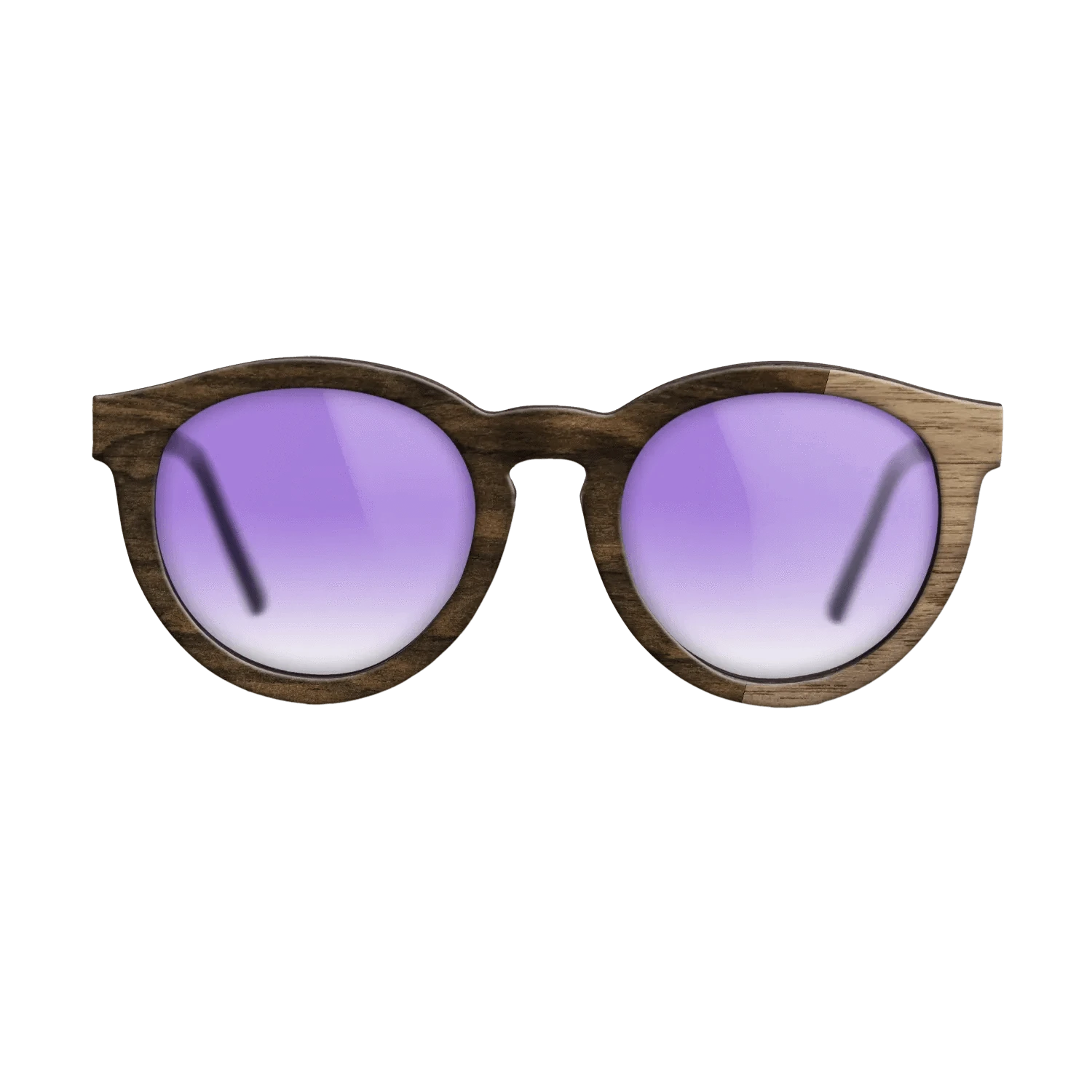 Walnut: Straight Grain,Ziricote Dark Quartered: Bauhaus - The Rebel - Round - 1200 - SIRIS wood optic