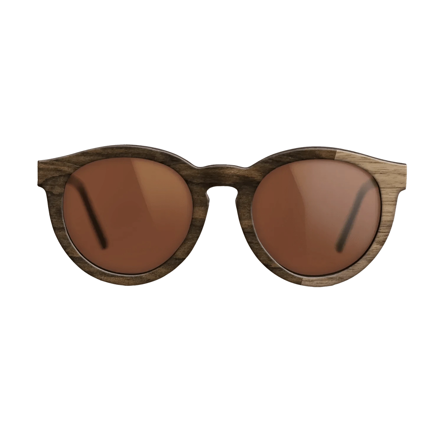 Walnut: Straight Grain,Ziricote Dark Quartered: Bauhaus - The Rebel - Round - 1200 - SIRIS wood optic