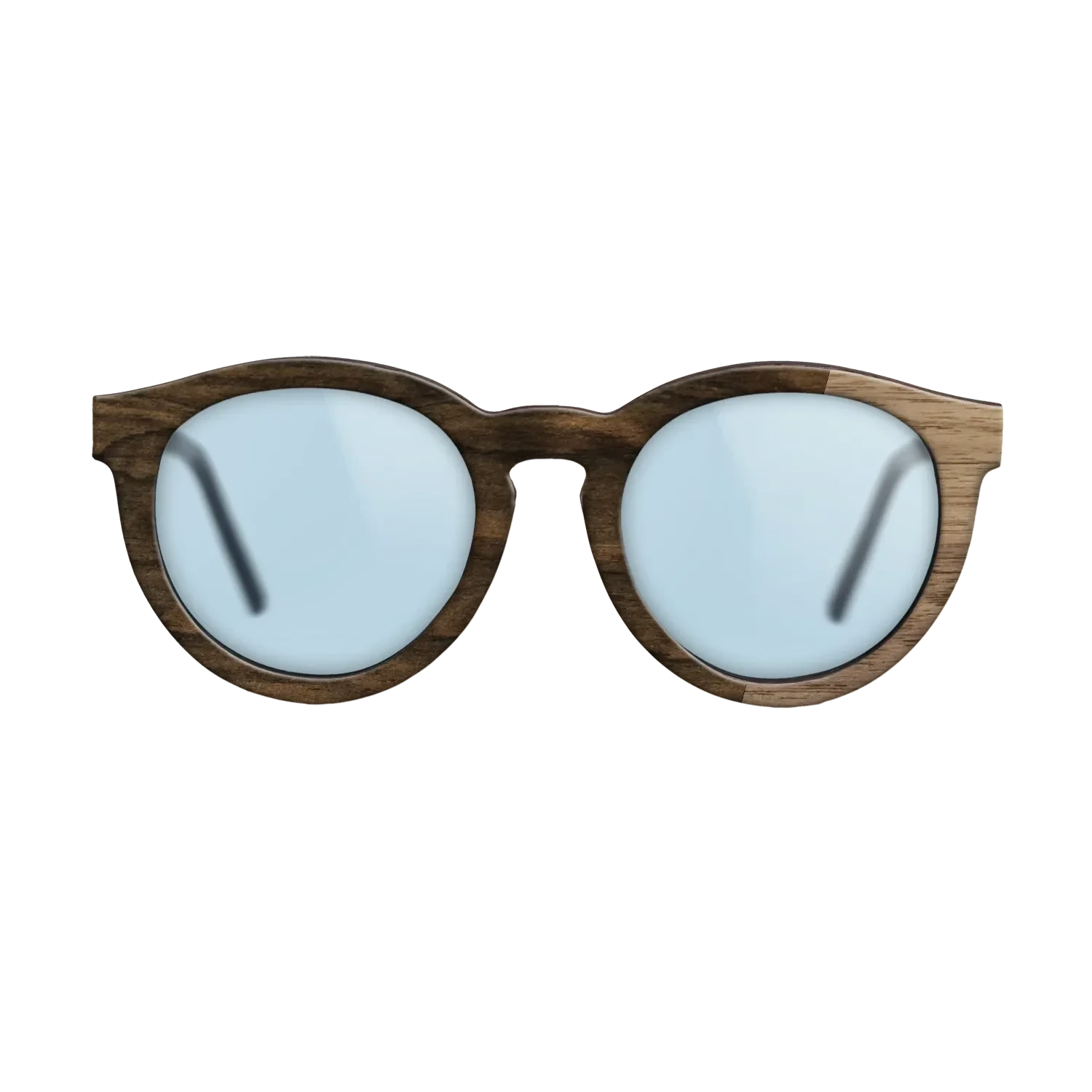 Walnut: Straight Grain,Ziricote Dark Quartered: Bauhaus - The Rebel - Round - 1200 - SIRIS wood optic