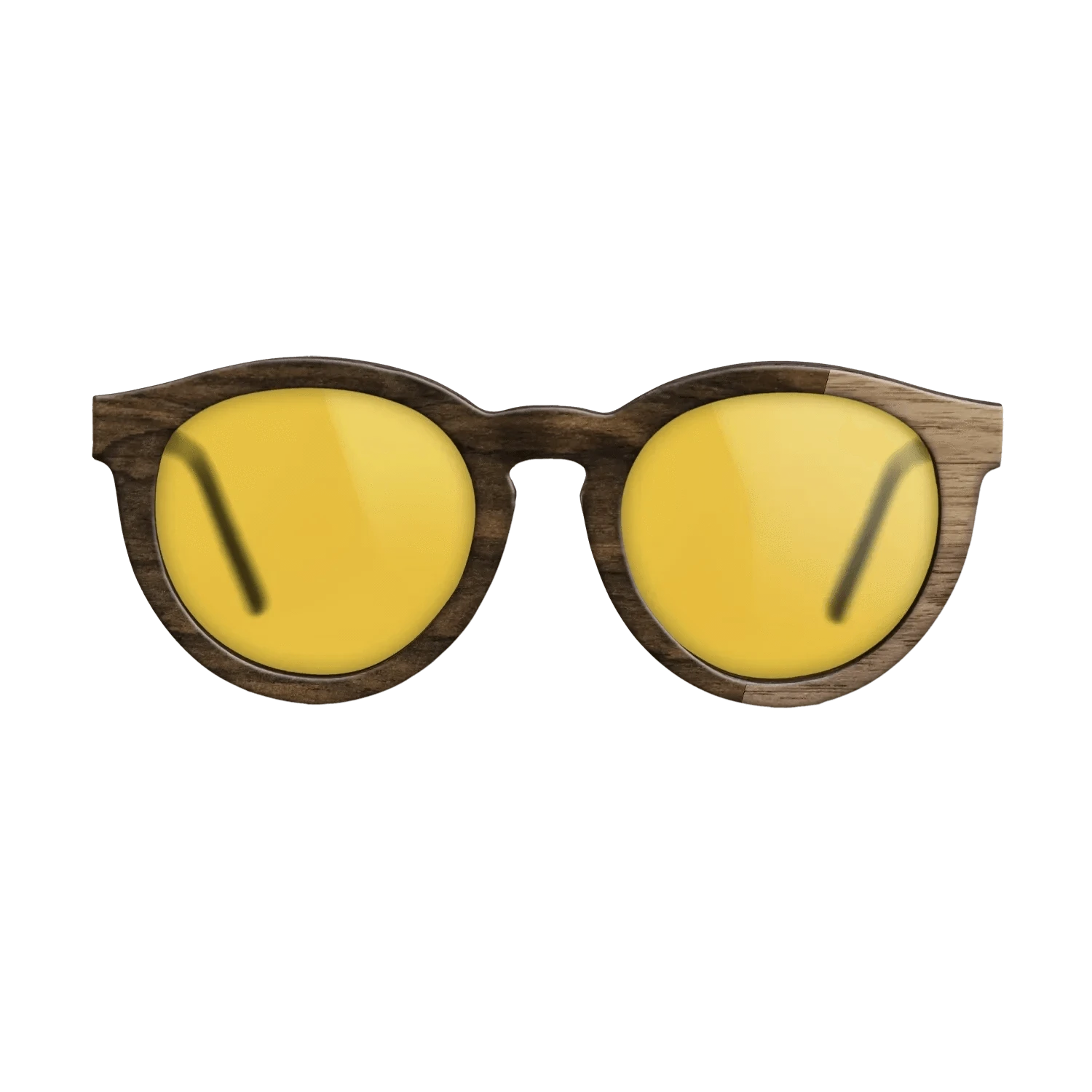 Walnut: Straight Grain,Ziricote Dark Quartered: Bauhaus - The Rebel - Round - 1200 - SIRIS wood optic