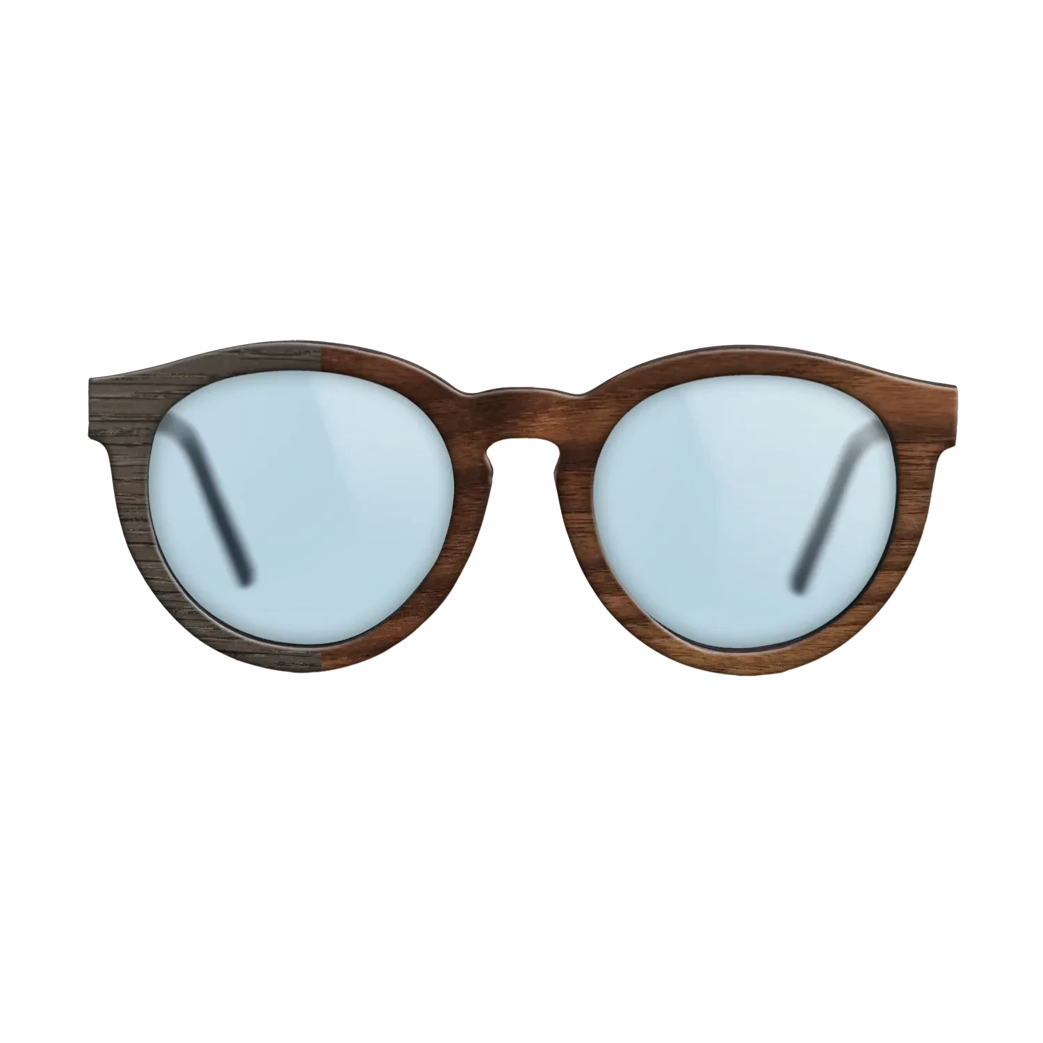 Walnut Claro Dark,Fumed Oak: Bauhaus - The Rebel - Round - 1426 - SIRIS wood optic