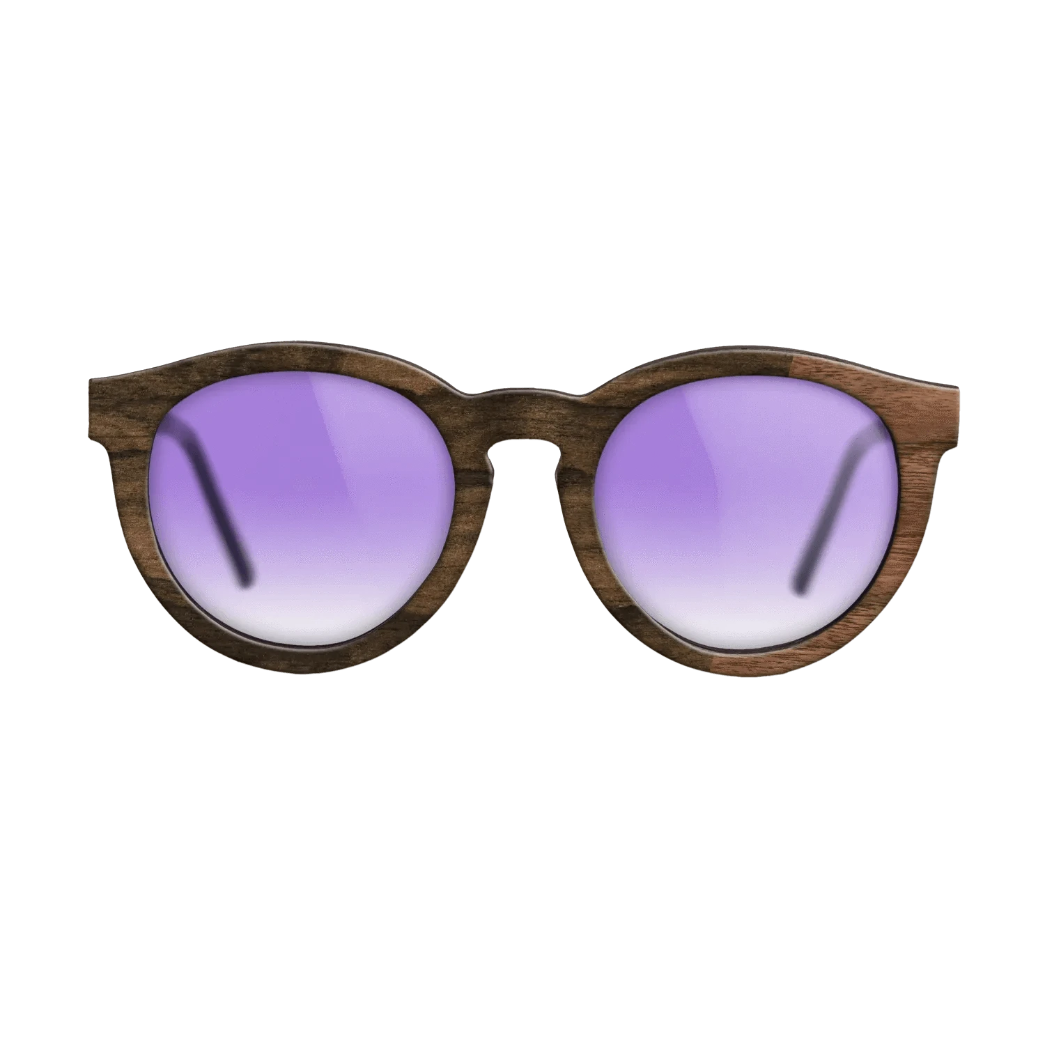 Walnut Claro Dark,Ziricote Dark Quartered: Bauhaus - The Rebel - Round - 1827 - SIRIS wood optic