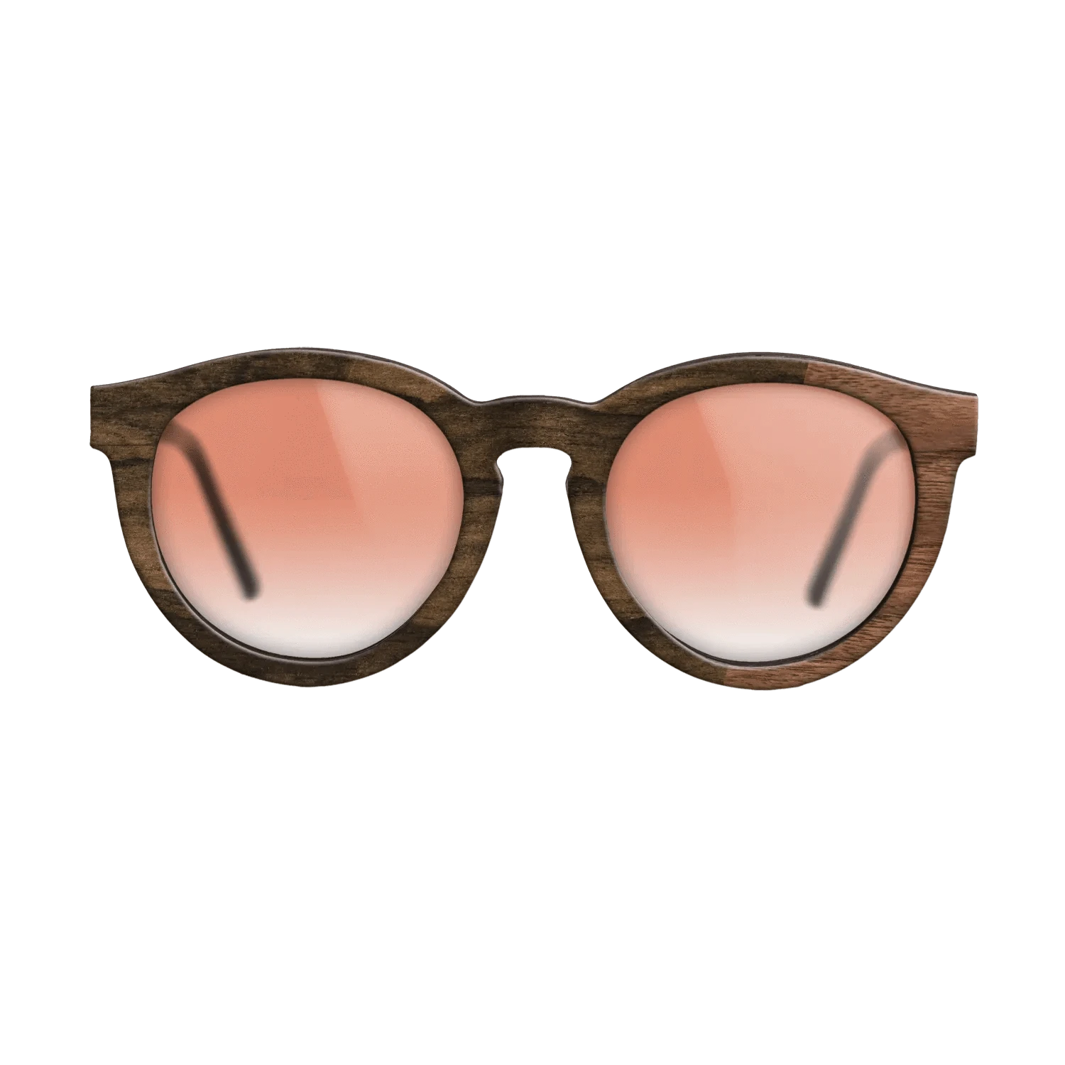 Walnut Claro Dark,Ziricote Dark Quartered: Bauhaus - The Rebel - Round - 1827 - SIRIS wood optic