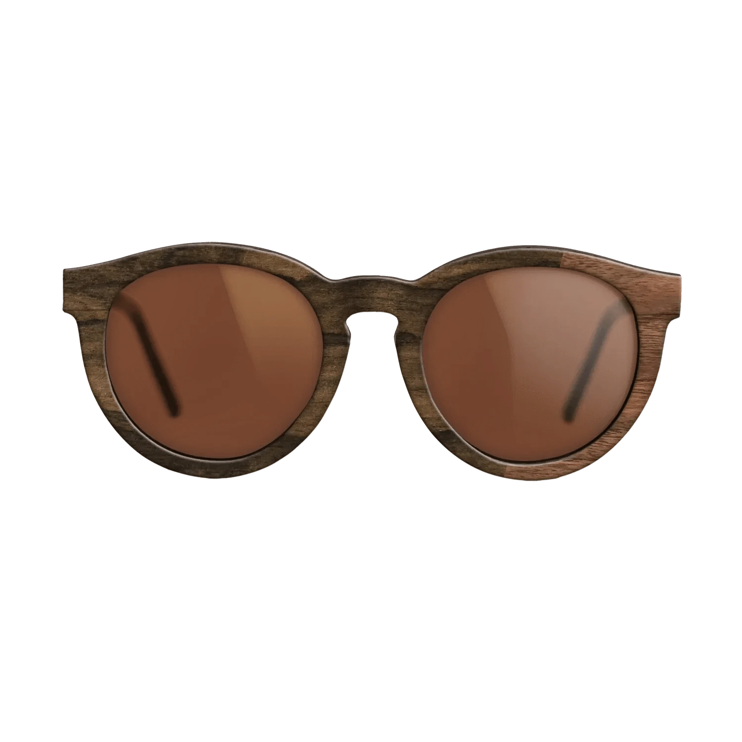 Walnut Claro Dark,Ziricote Dark Quartered: Bauhaus - The Rebel - Round - 1827 - SIRIS wood optic