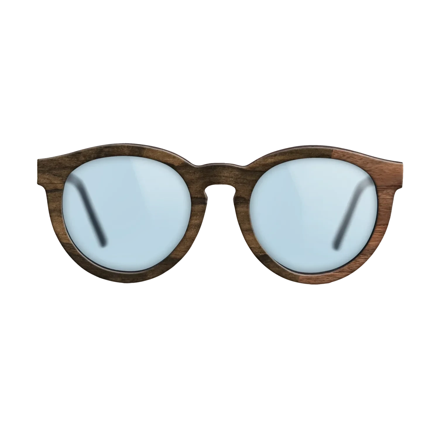 Walnut Claro Dark,Ziricote Dark Quartered: Bauhaus - The Rebel - Round - 1827 - SIRIS wood optic