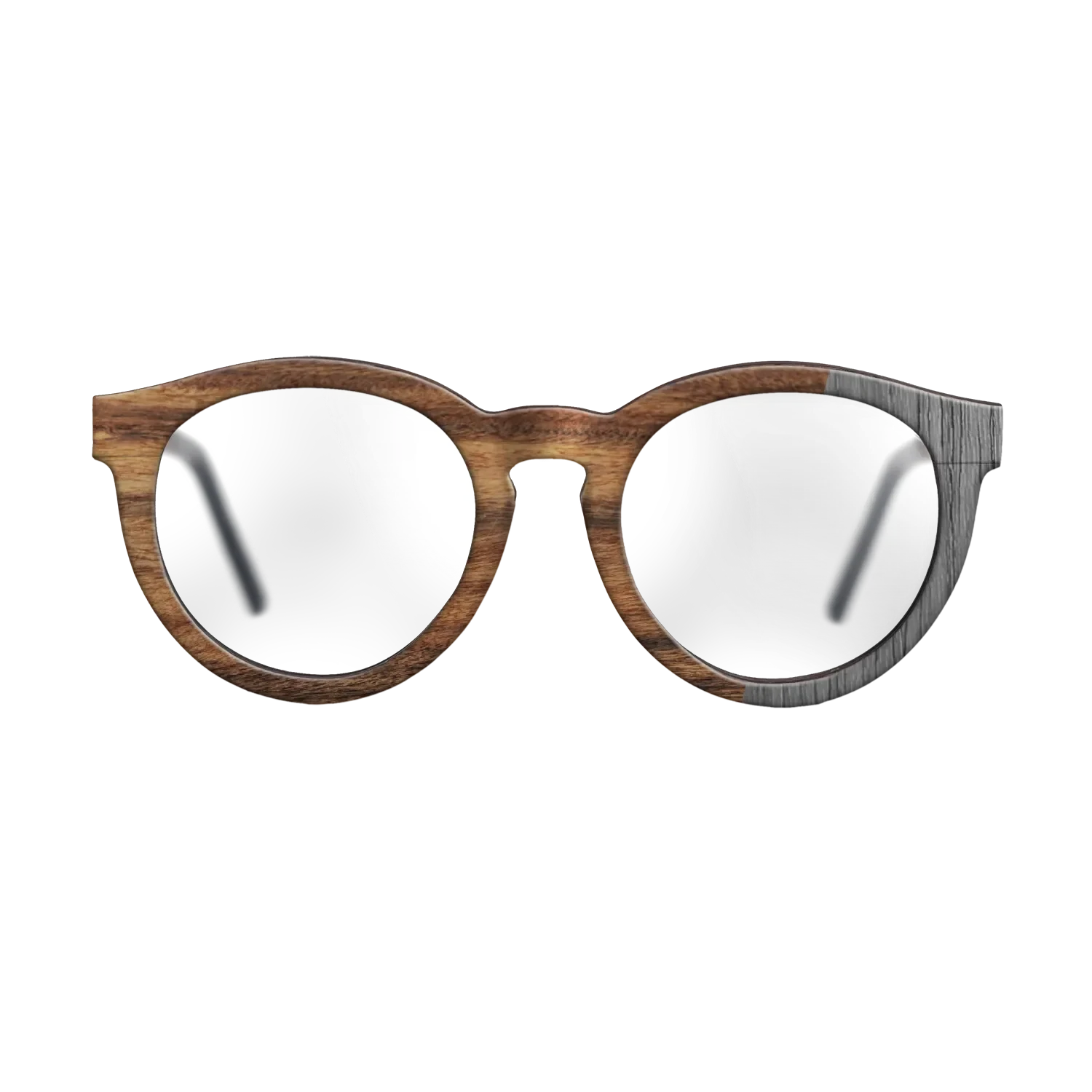 Poplar Dyed: Grey,Santos Rosewood Light: Bauhaus - The Rebel - Round - SIRIS wood optic