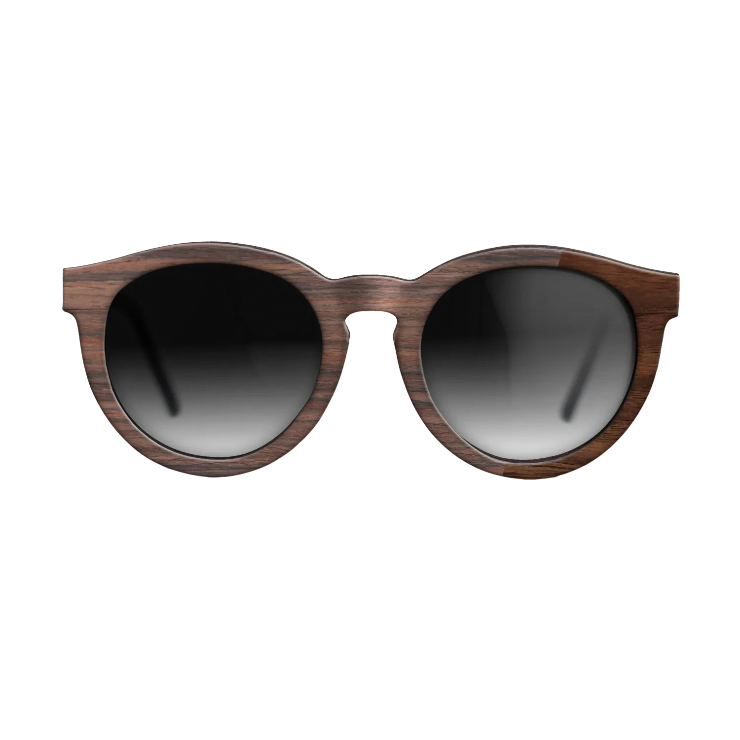 Walnut Claro Dark,Santos Rosewood Dark: Bauhaus - The Rebel - Round - SIRIS wood optic