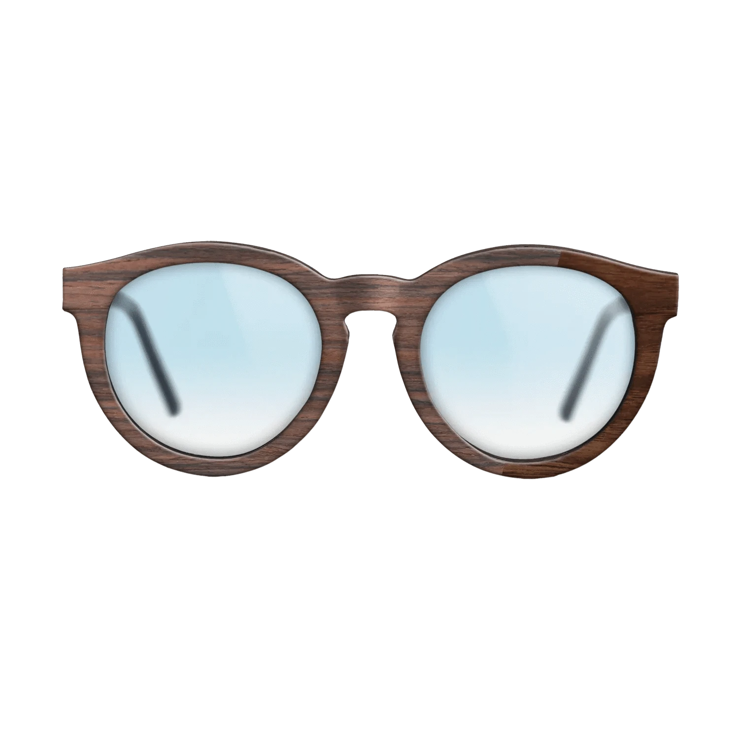 Walnut Claro Dark,Santos Rosewood Dark: Bauhaus - The Rebel - Round - SIRIS wood optic