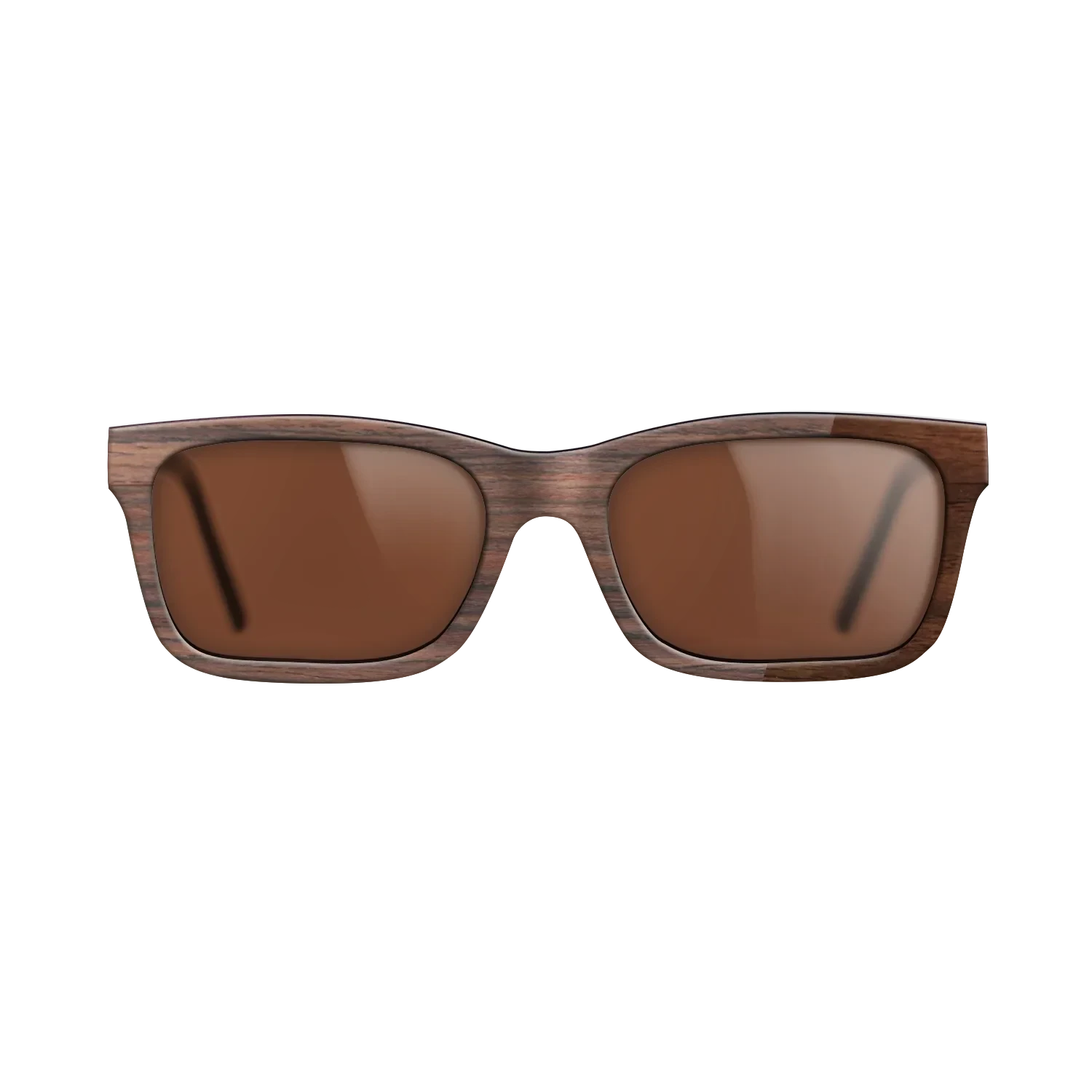 Walnut Claro Dark,Santos Rosewood Dark: Bauhaus - The Sage - Rectangle - SIRIS wood optic