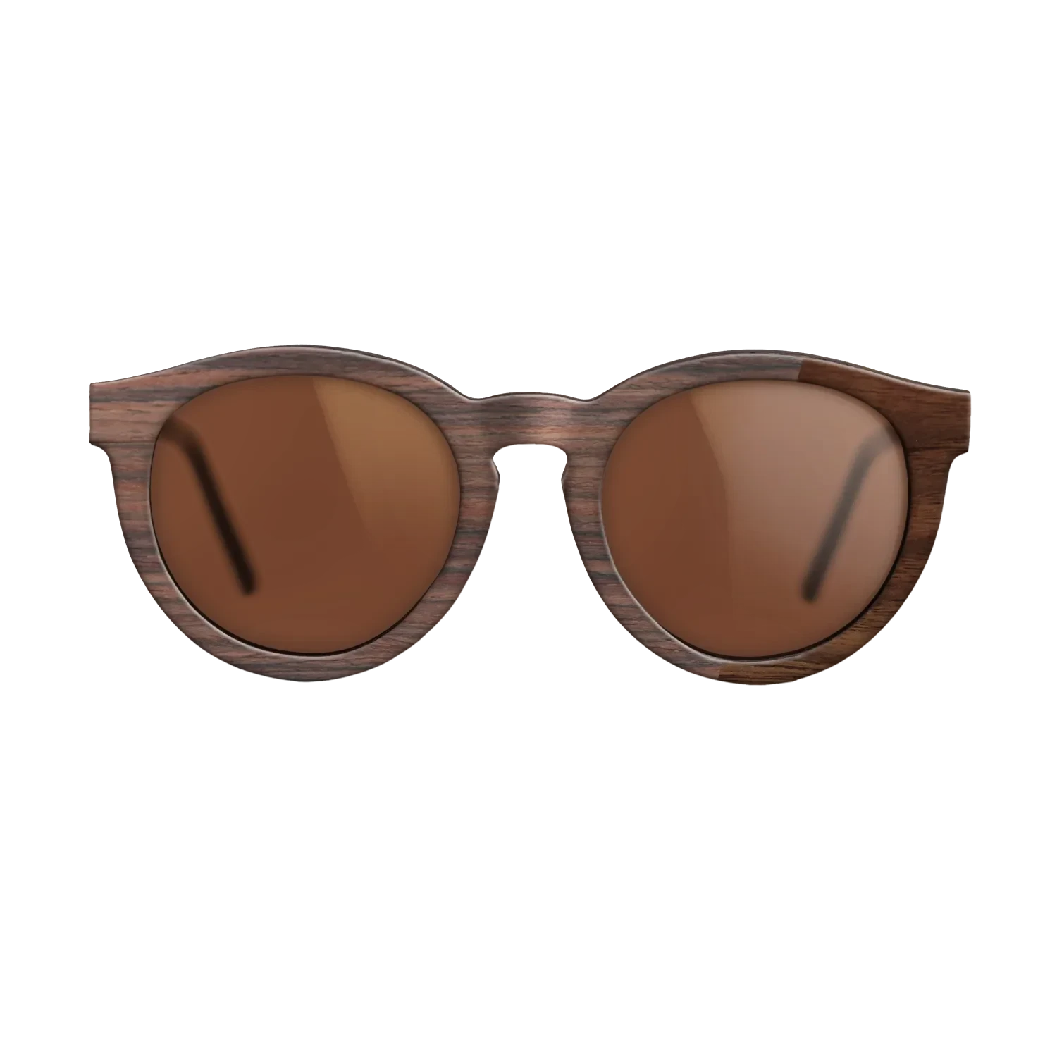 Walnut Claro Dark,Santos Rosewood Dark: Bauhaus - The Rebel - Round - SIRIS wood optic