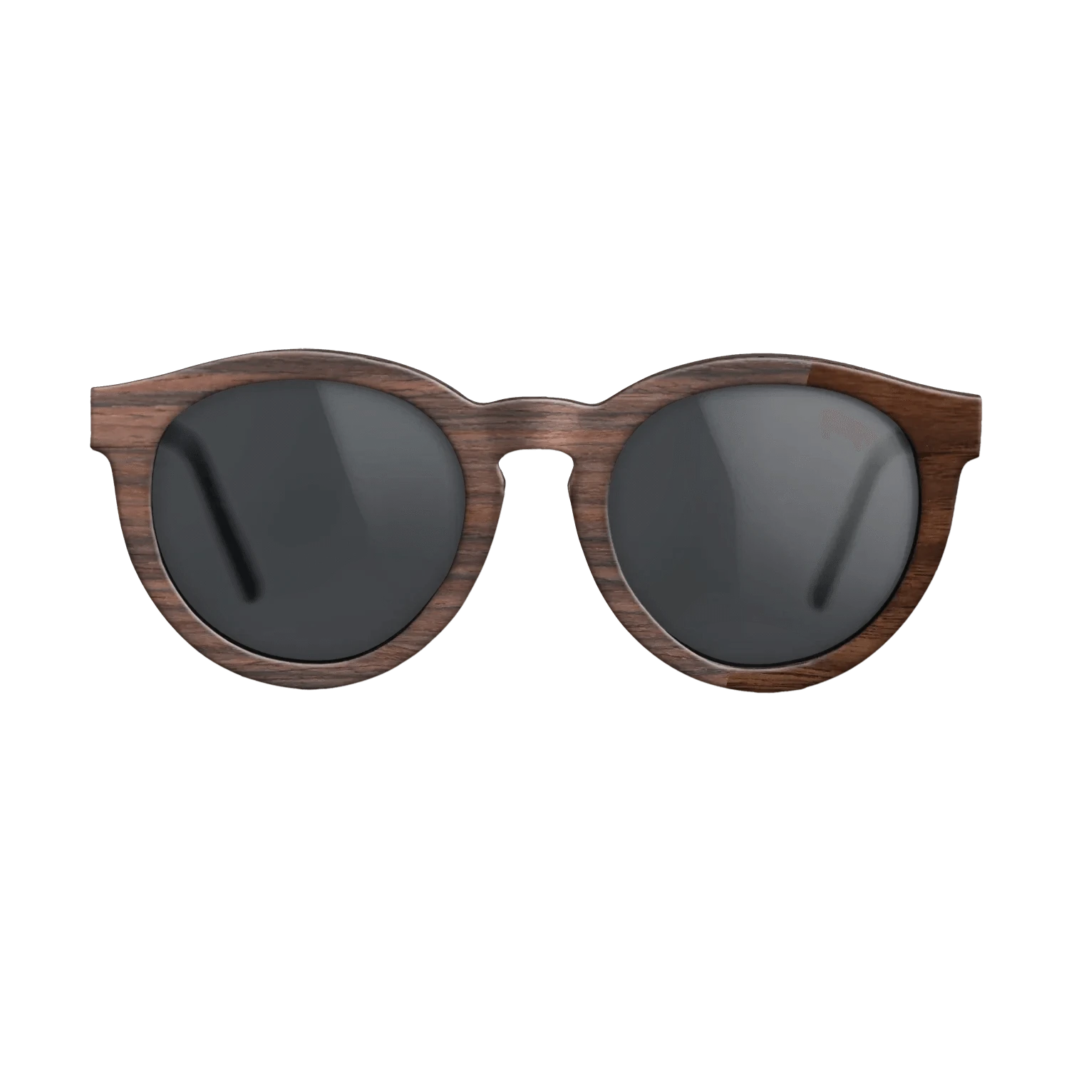 Walnut Claro Dark,Santos Rosewood Dark: Bauhaus - The Rebel - Round - SIRIS wood optic
