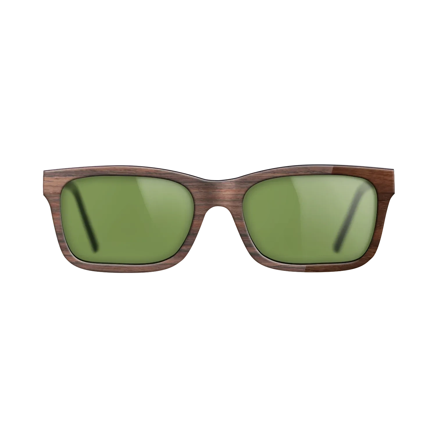 Walnut Claro Dark,Santos Rosewood Dark: Bauhaus - The Sage - Rectangle - SIRIS wood optic