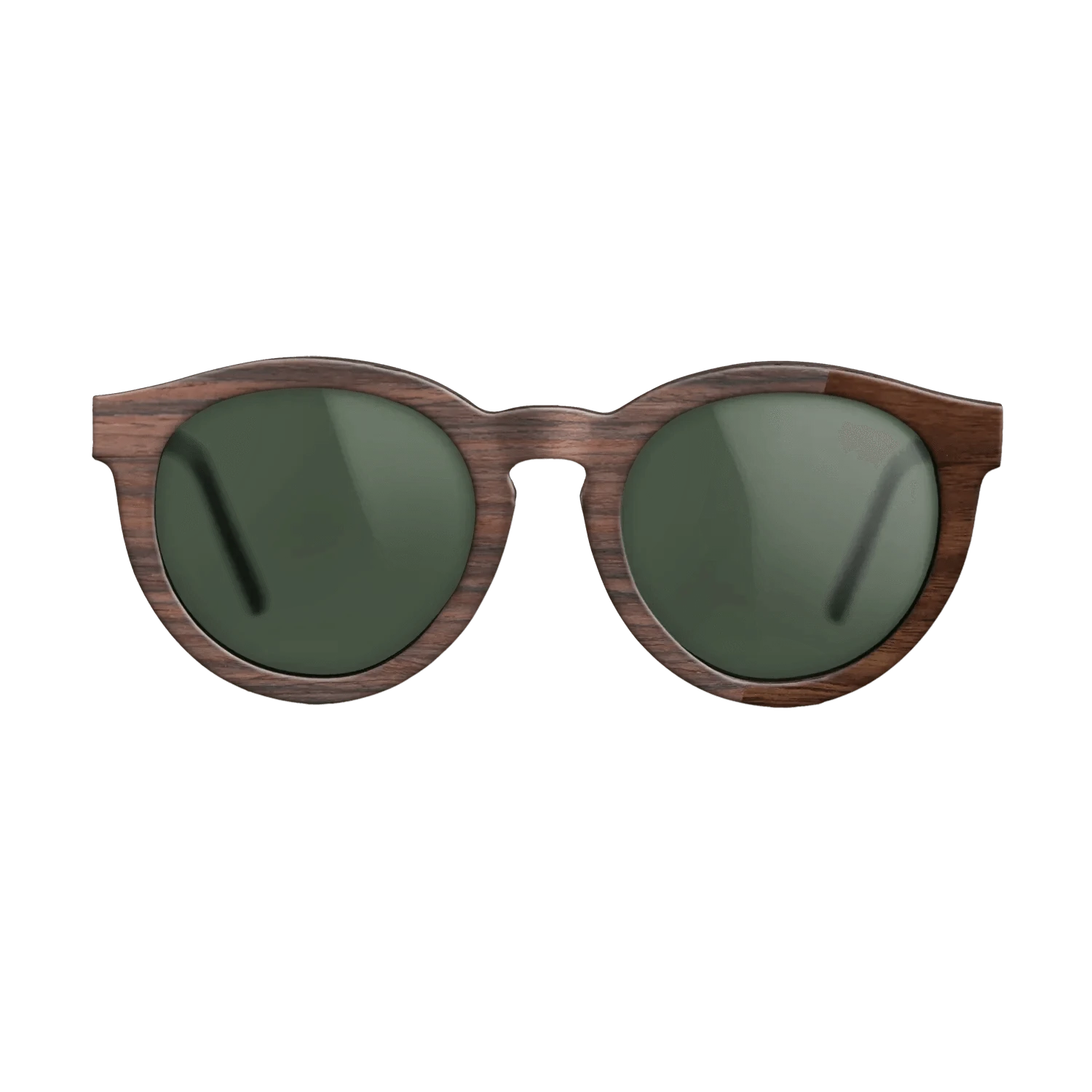 Walnut Claro Dark,Santos Rosewood Dark: Bauhaus - The Rebel - Round - SIRIS wood optic