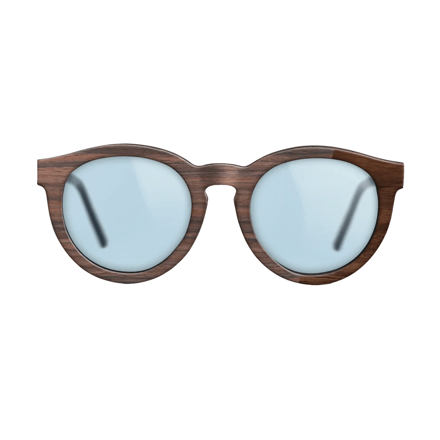 Walnut Claro Dark,Santos Rosewood Dark: Bauhaus - The Rebel - Round - SIRIS wood optic
