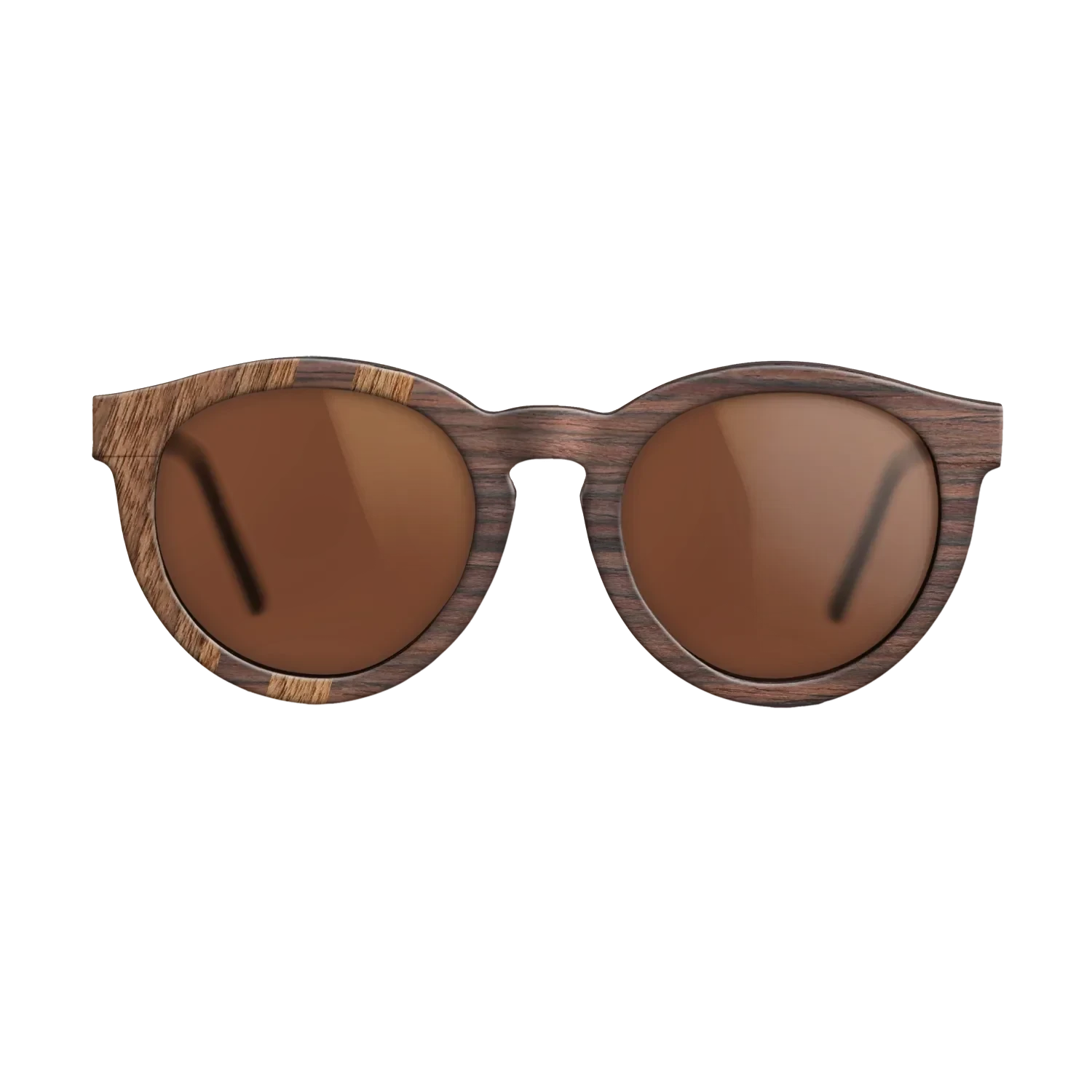 Rosewood Reconstituted,Walnut Claro Light: Splice - The Rebel - Round - SIRIS wood optic