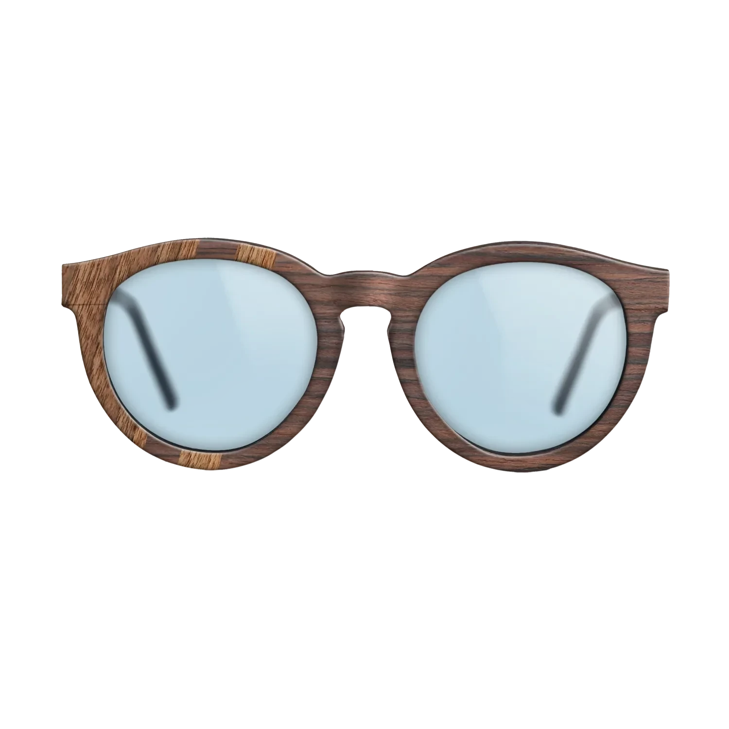 Rosewood Reconstituted,Walnut Claro Light: Splice - The Rebel - Round - SIRIS wood optic