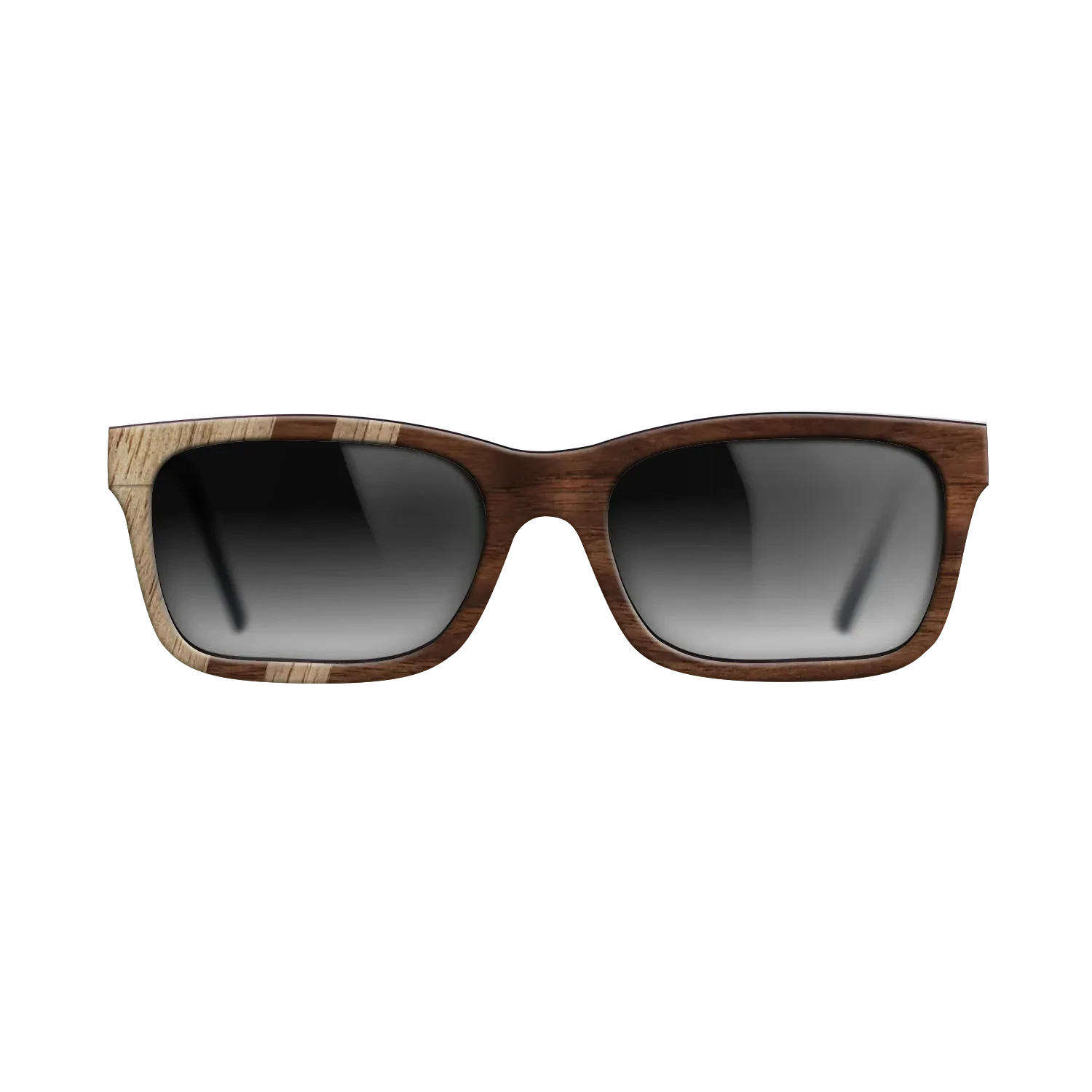 Walnut: Straight Grain,Walnut Claro Dark: Splice - The Sage - Rectangle - SIRIS wood optic