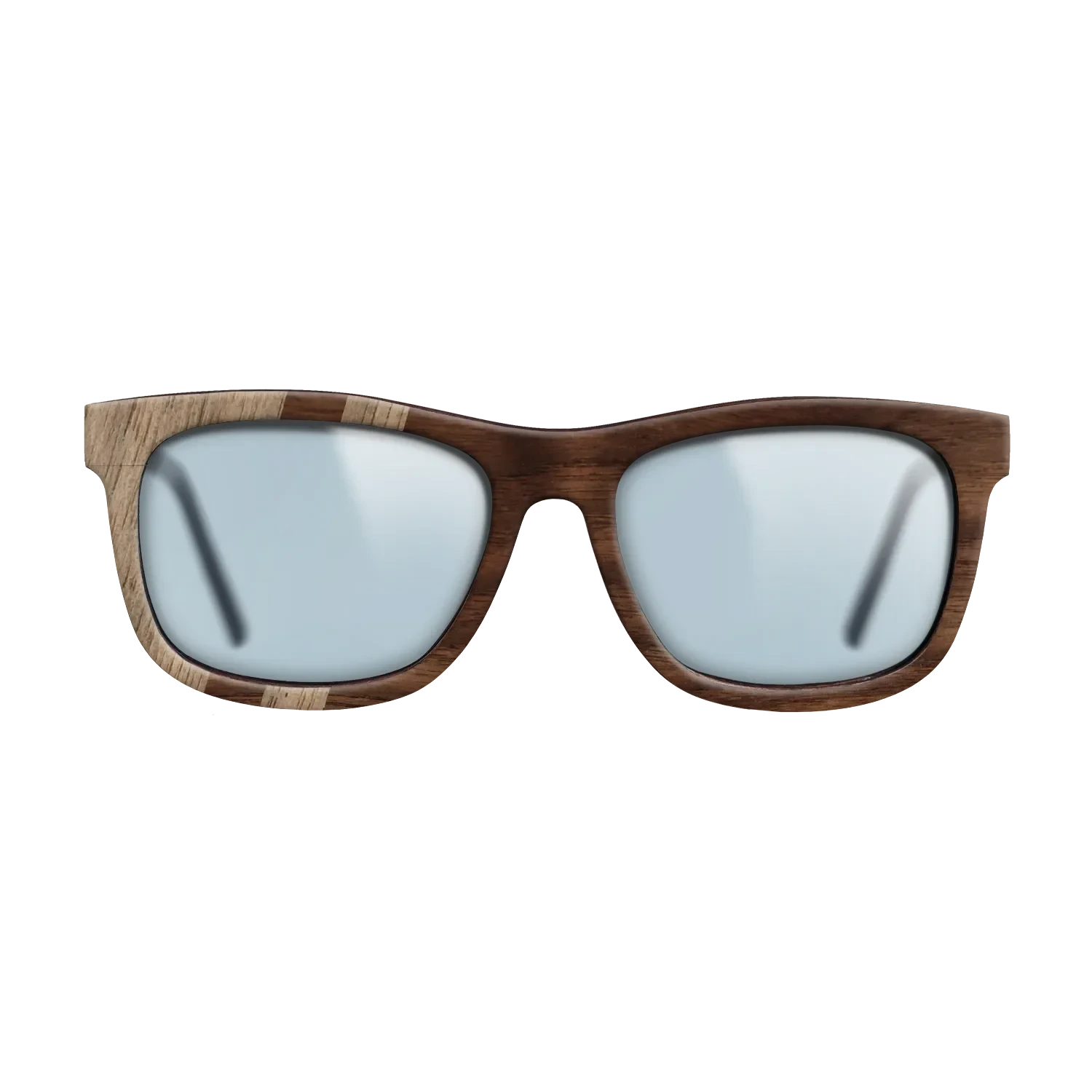 Walnut: Straight Grain,Walnut Claro Dark: Splice - The Hero - Square - SIRIS wood optic