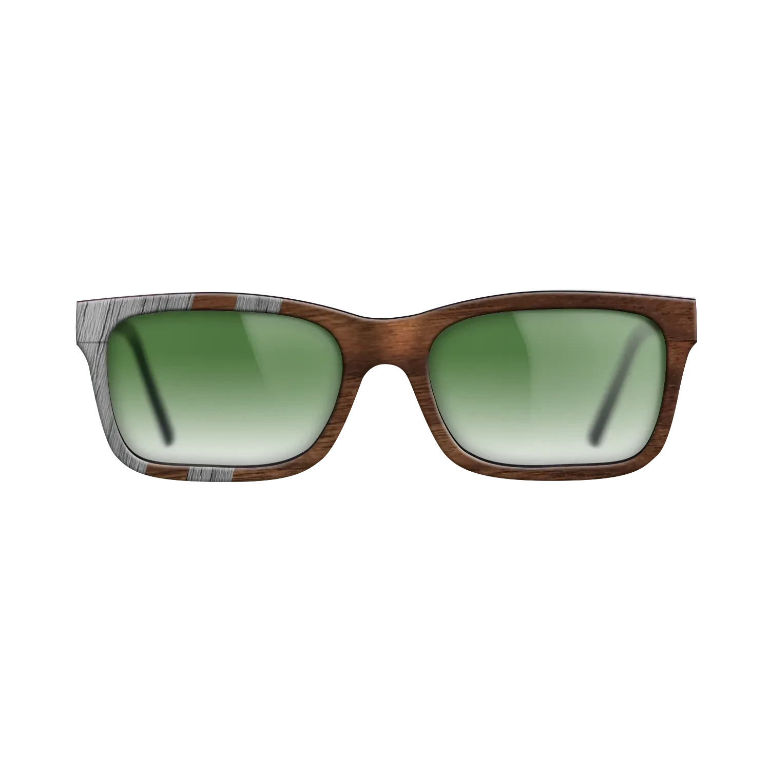 Poplar Dyed: Grey,Walnut Claro Dark: Splice - The Sage - Rectangle - SIRIS wood optic