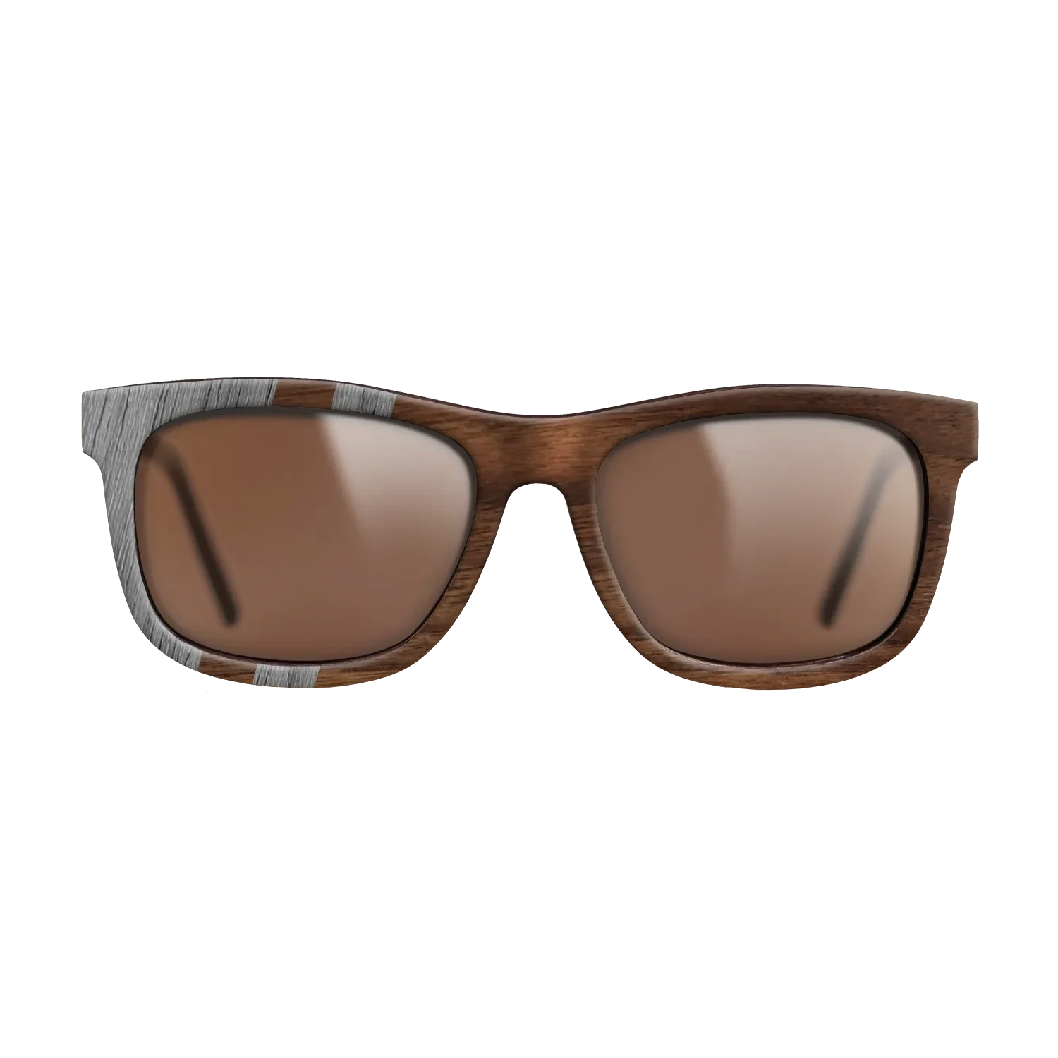 Poplar Dyed: Grey,Walnut Claro Dark: Splice - The Hero - Square - SIRIS wood optic