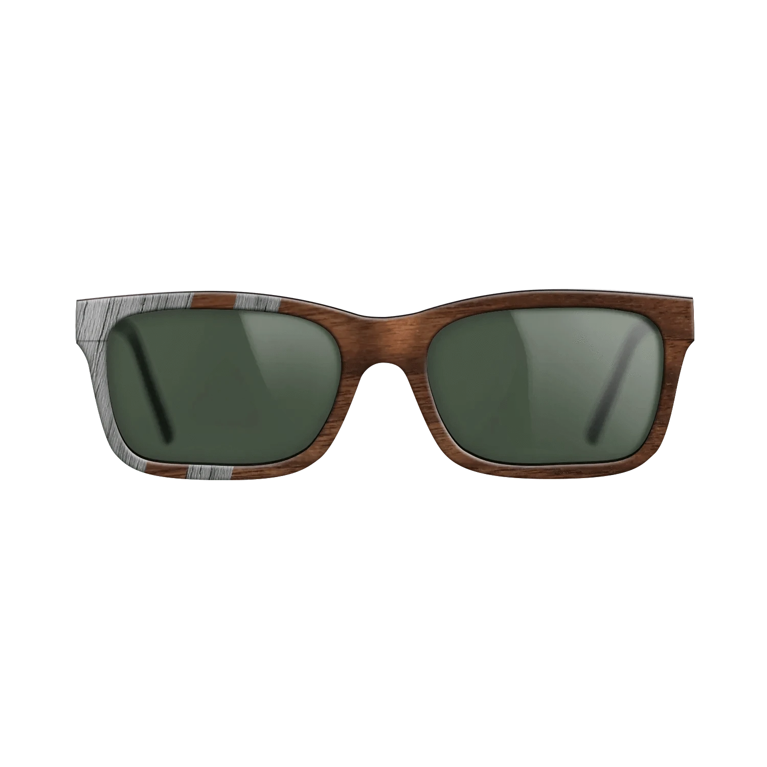 Poplar Dyed: Grey,Walnut Claro Dark: Splice - The Sage - Rectangle - SIRIS wood optic