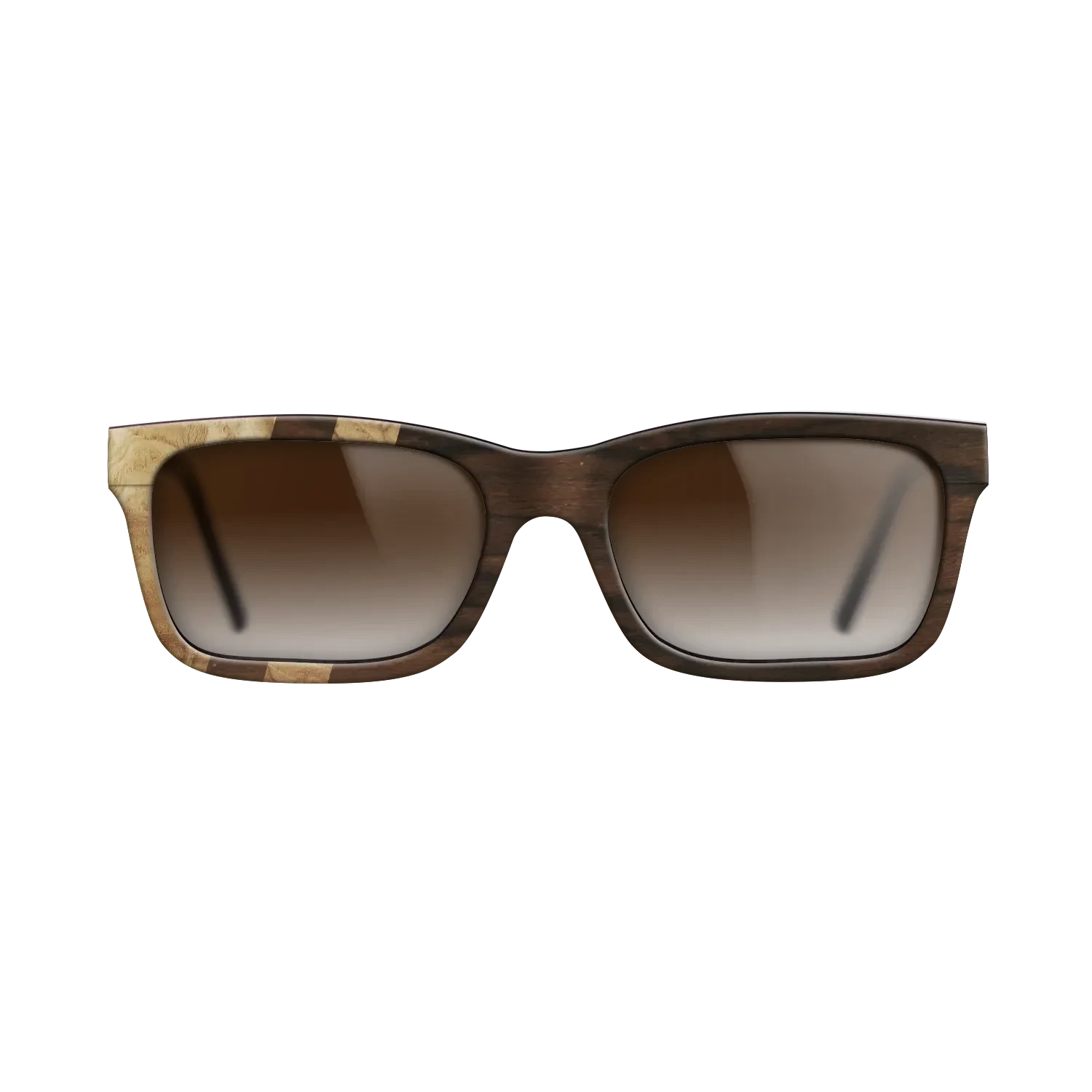 Olive Burl,Ziricote Dark Quartered: Splice - The Sage - Rectangle - SIRIS wood optic