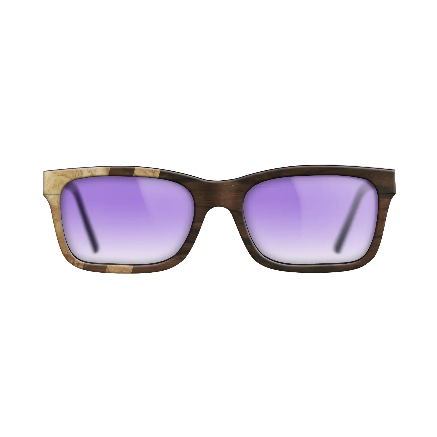 Olive Burl,Ziricote Dark Quartered: Splice - The Sage - Rectangle - SIRIS wood optic