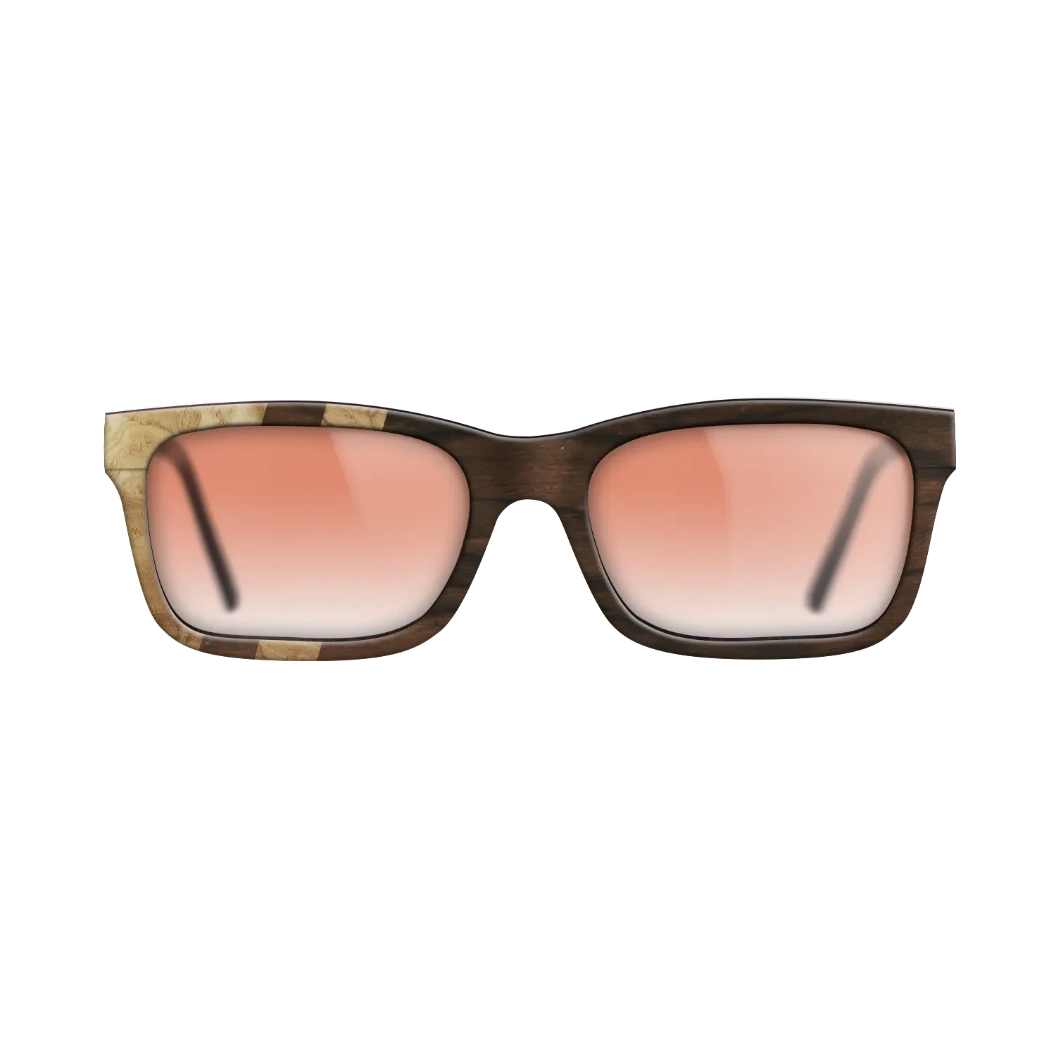 Olive Burl,Ziricote Dark Quartered: Splice - The Sage - Rectangle - SIRIS wood optic