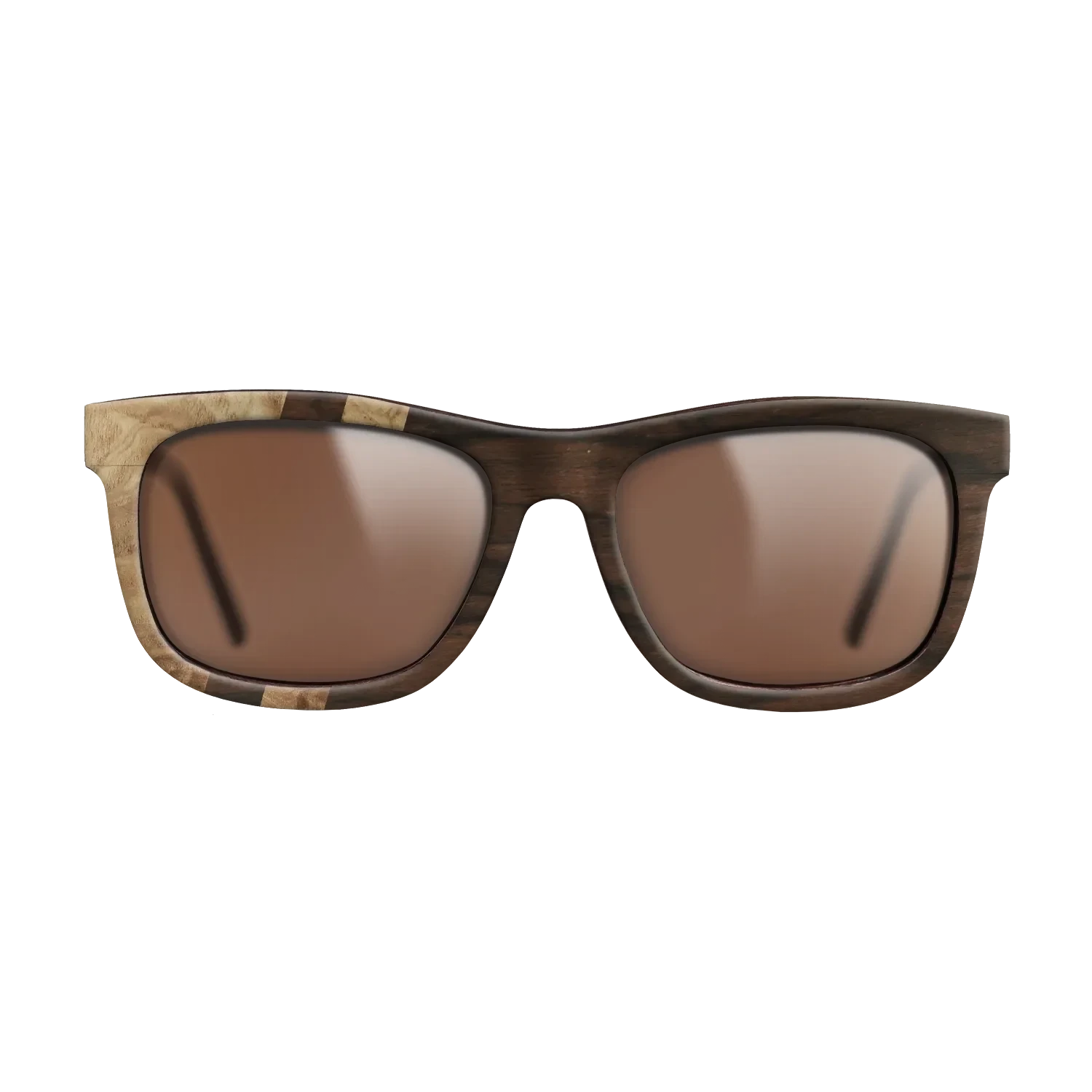 Olive Burl,Ziricote Dark Quartered: Splice - The Hero - Square - SIRIS wood optic