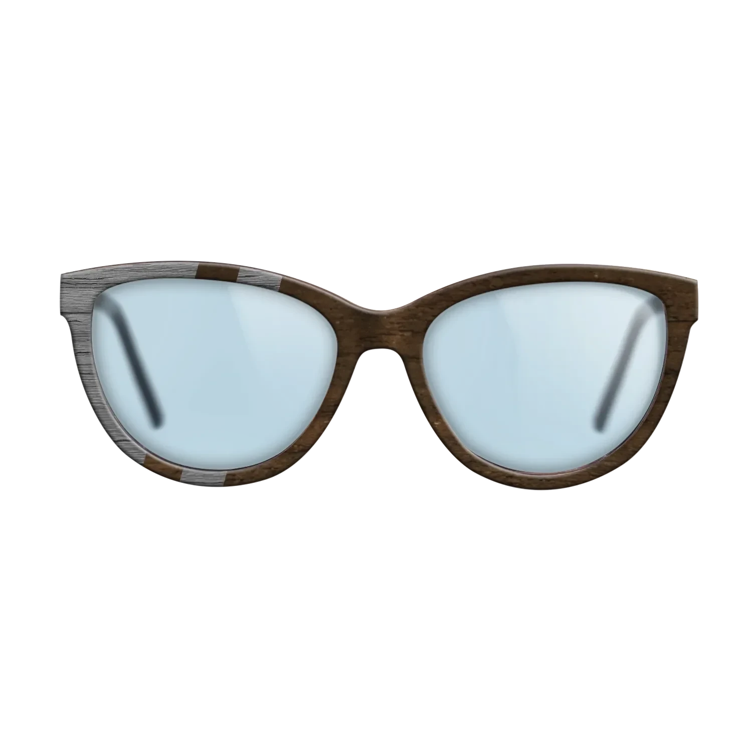 Ziricote Dark Quartered,Poplar Dyed: Grey: Splice - The Maiden - Cat - SIRIS wood optic