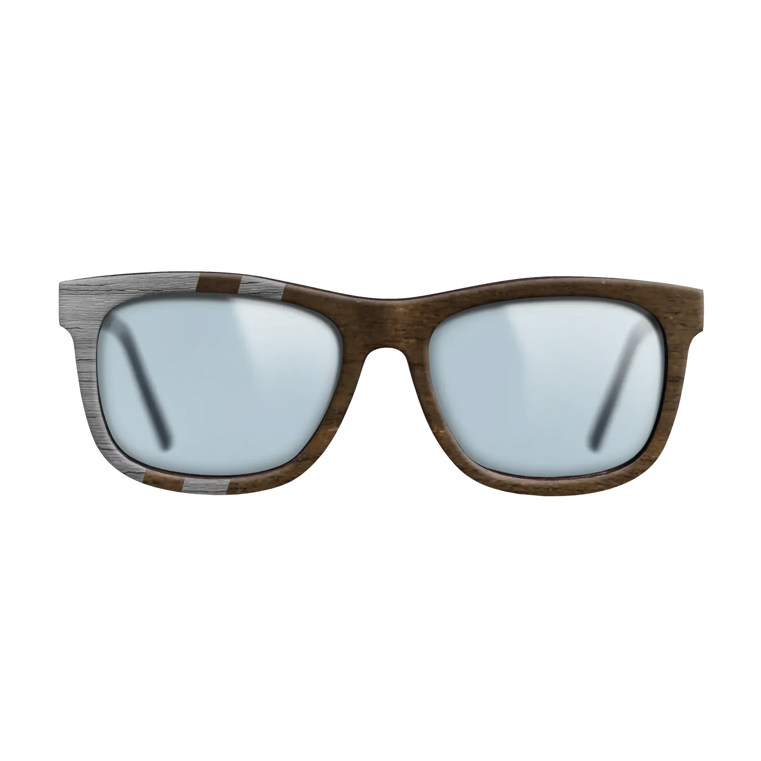 Ziricote Dark Quartered,Poplar Dyed: Grey: Splice - The Hero - Square - SIRIS wood optic