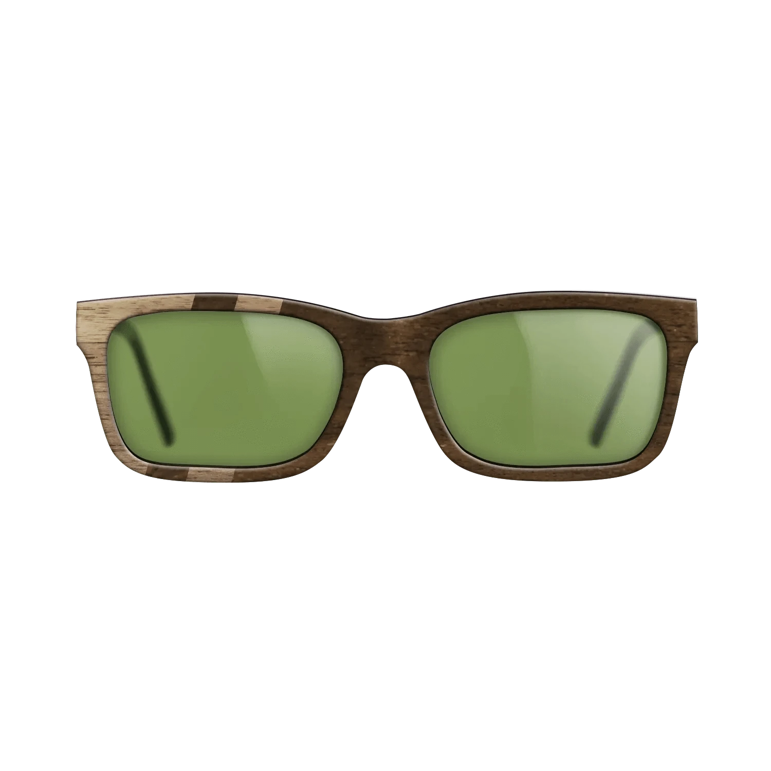 Ziricote Dark Quartered,Walnut: Straight Grain: Splice - The Sage - Rectangle - SIRIS wood optic