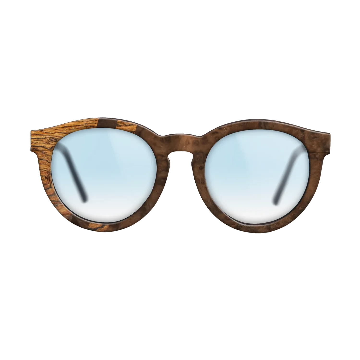 Walnut Burl,Bocote: Splice - The Rebel - Round - SIRIS wood optic