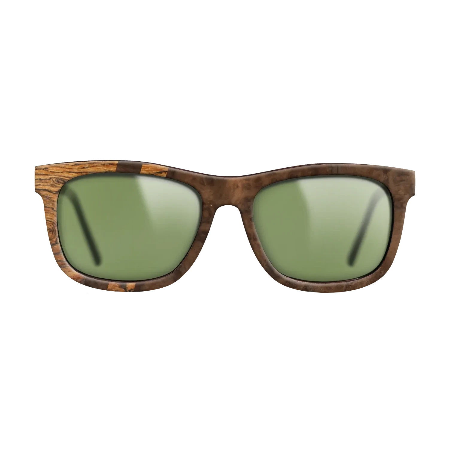 Walnut Burl,Bocote: Splice - The Hero - Square - SIRIS wood optic