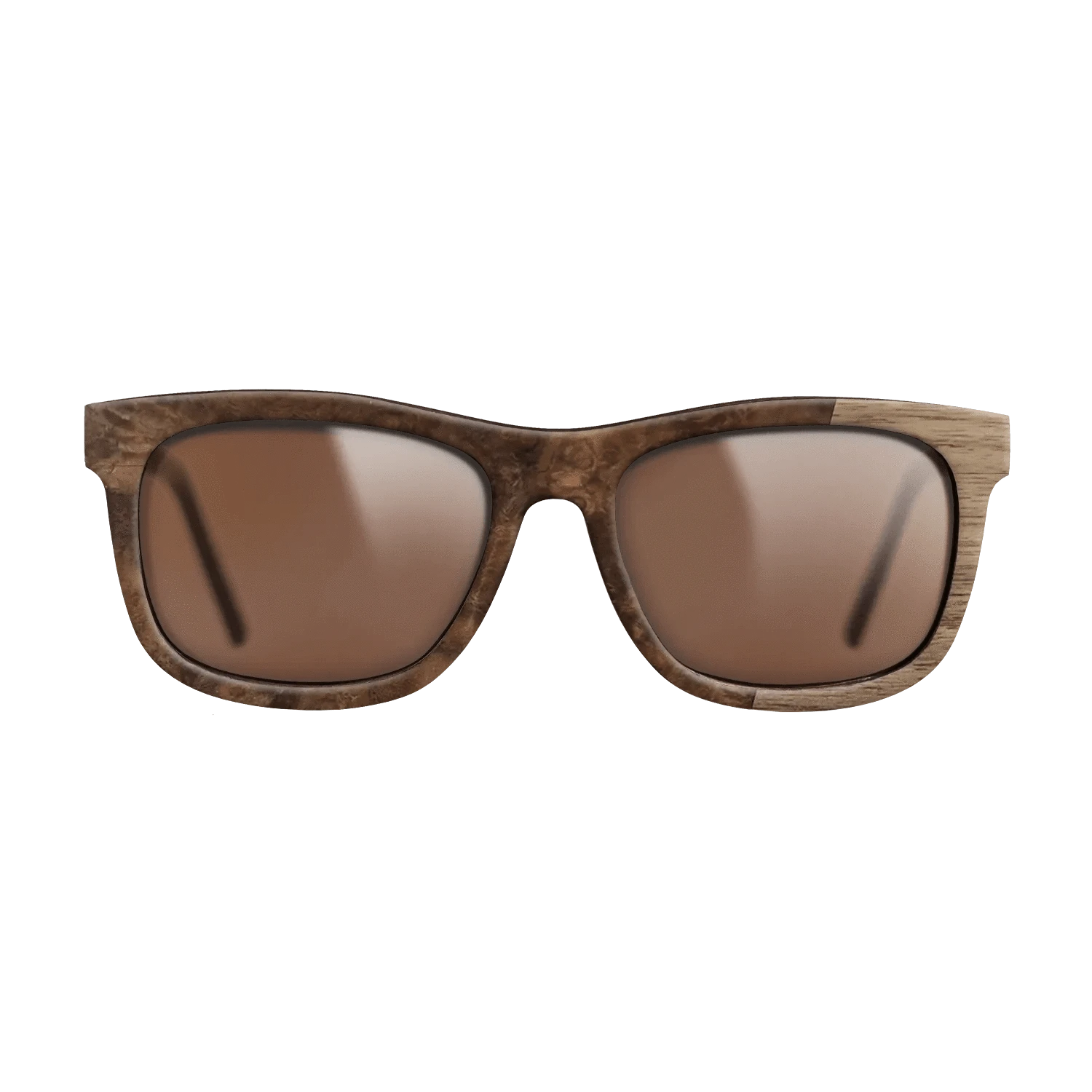 Walnut Burl,Walnut: Straight Grain: Bauhaus - The Hero - Square - 1423 - SIRIS wood optic