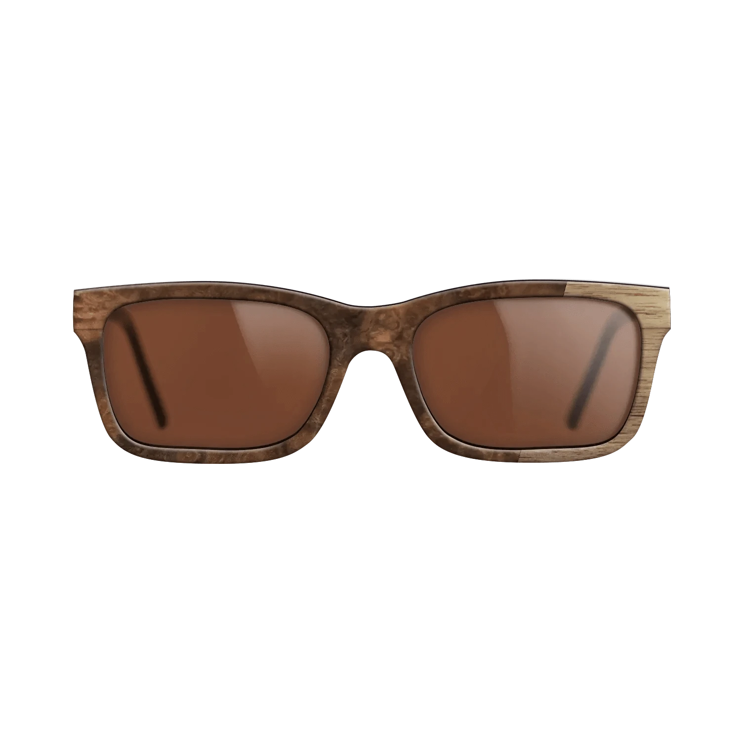 Walnut Burl,Walnut: Straight Grain: Bauhaus - The Sage - Rectangle - 1423 - SIRIS wood optic