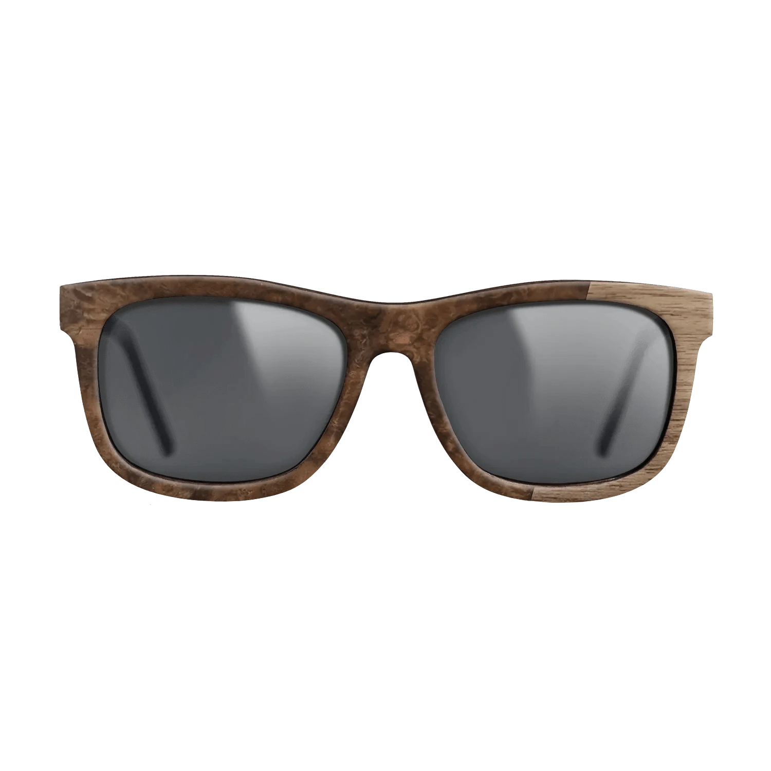 Walnut Burl,Walnut: Straight Grain: Bauhaus - The Hero - Square - 1423 - SIRIS wood optic