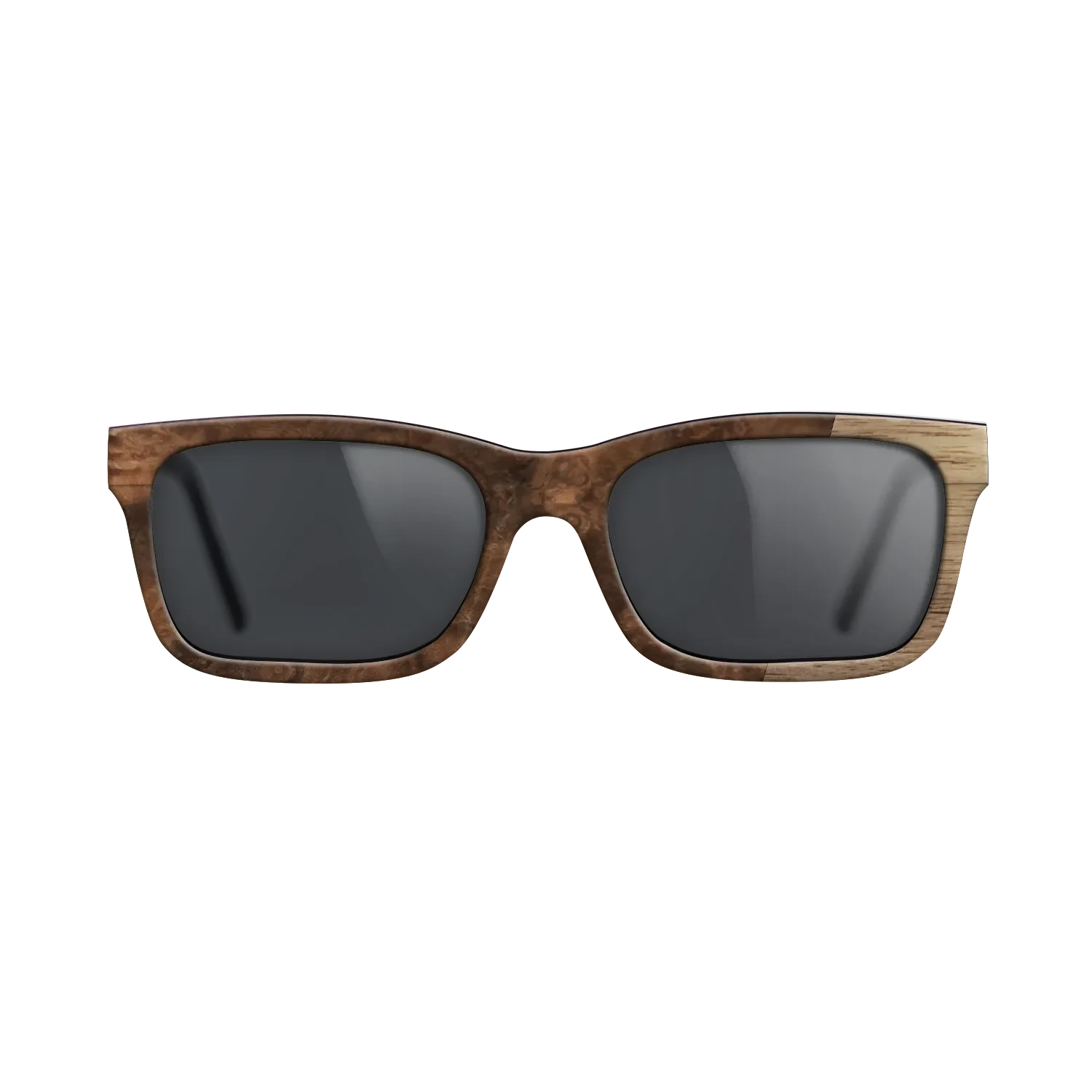 Walnut Burl,Walnut: Straight Grain: Bauhaus - The Sage - Rectangle - 1423 - SIRIS wood optic