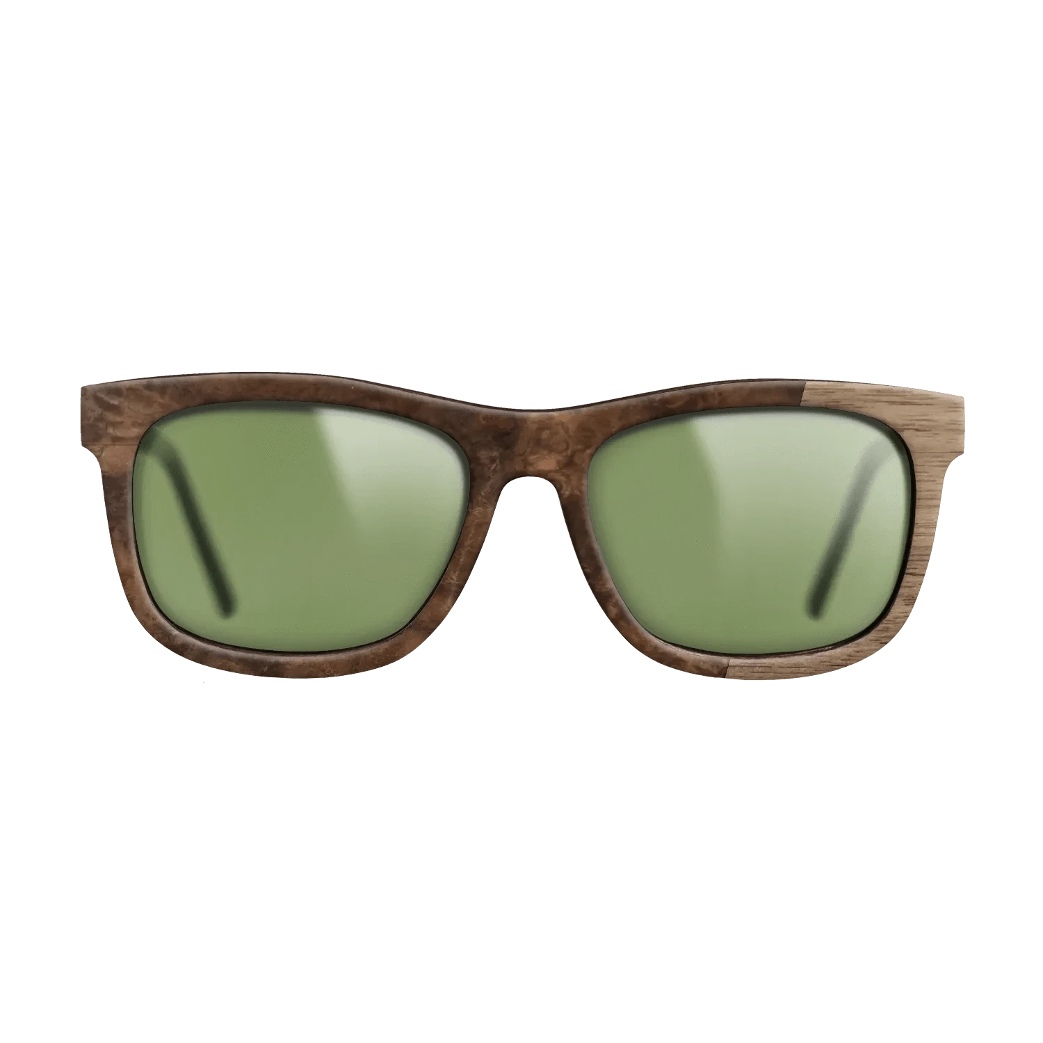 Walnut Burl,Walnut: Straight Grain: Bauhaus - The Hero - Square - 1423 - SIRIS wood optic