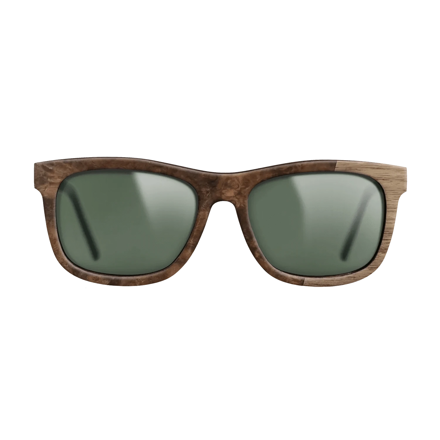 Walnut Burl,Walnut: Straight Grain: Bauhaus - The Hero - Square - 1423 - SIRIS wood optic