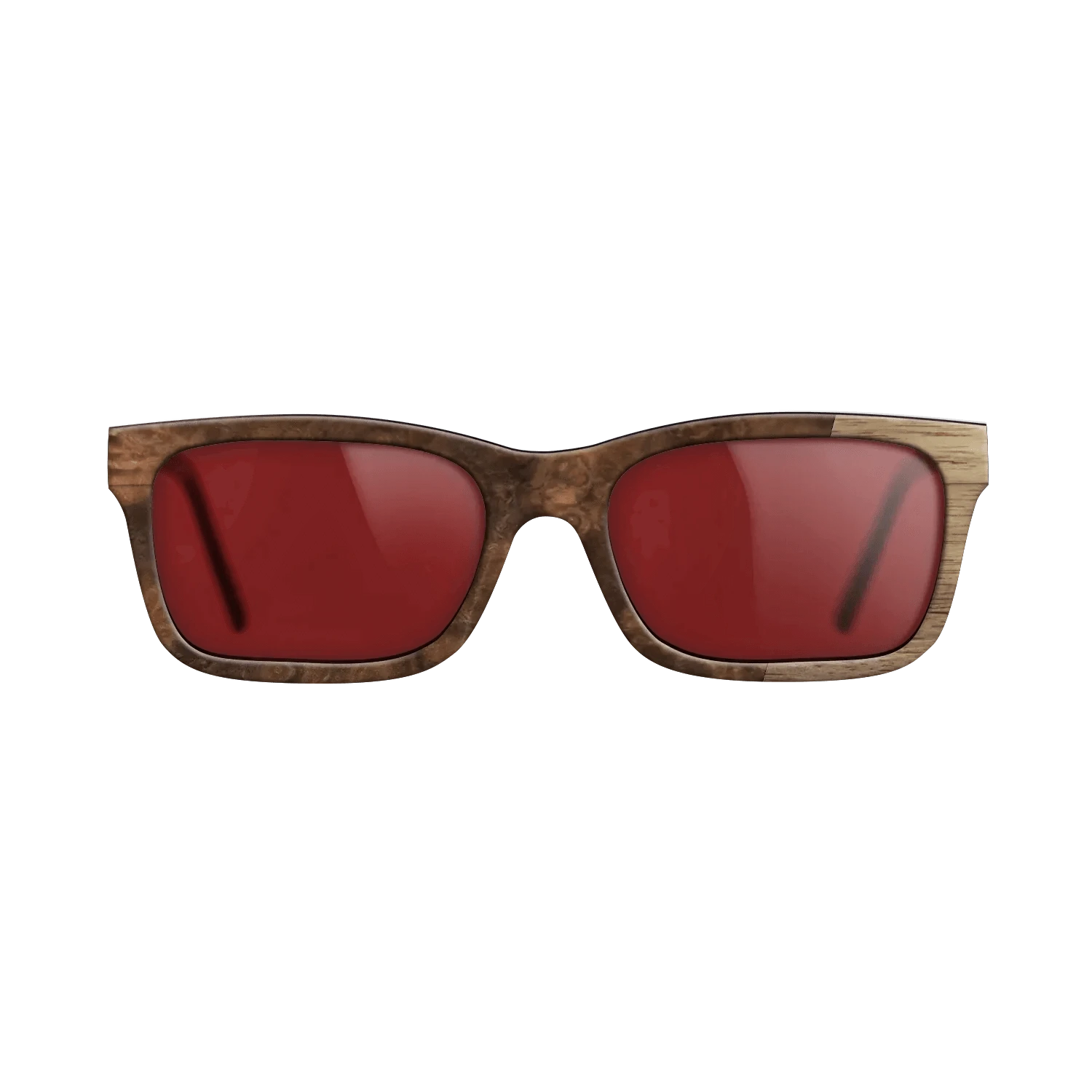 Walnut Burl,Walnut: Straight Grain: Bauhaus - The Sage - Rectangle - 1423 - SIRIS wood optic