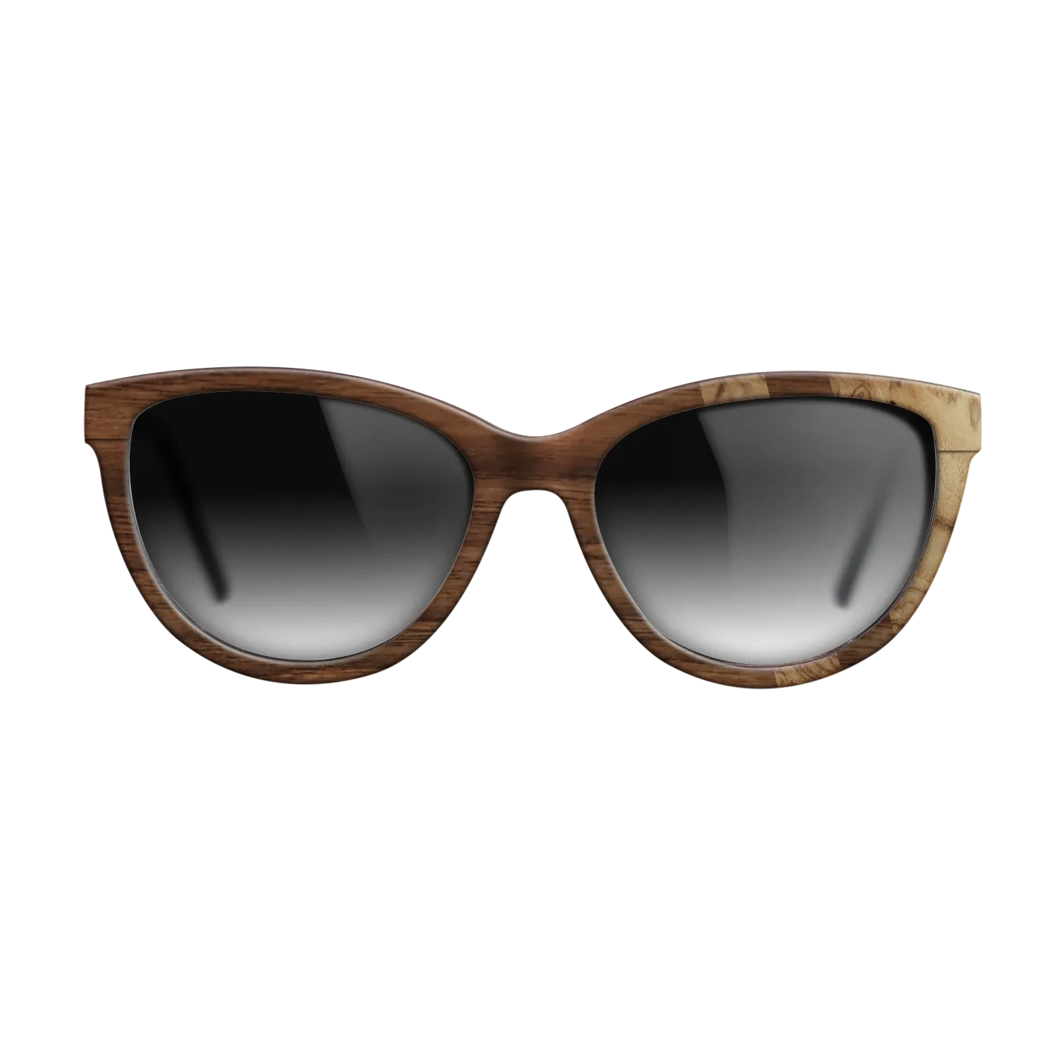 Walnut Claro Dark,Olive Burl: Splice - The Maiden - Cat - SIRIS wood optic