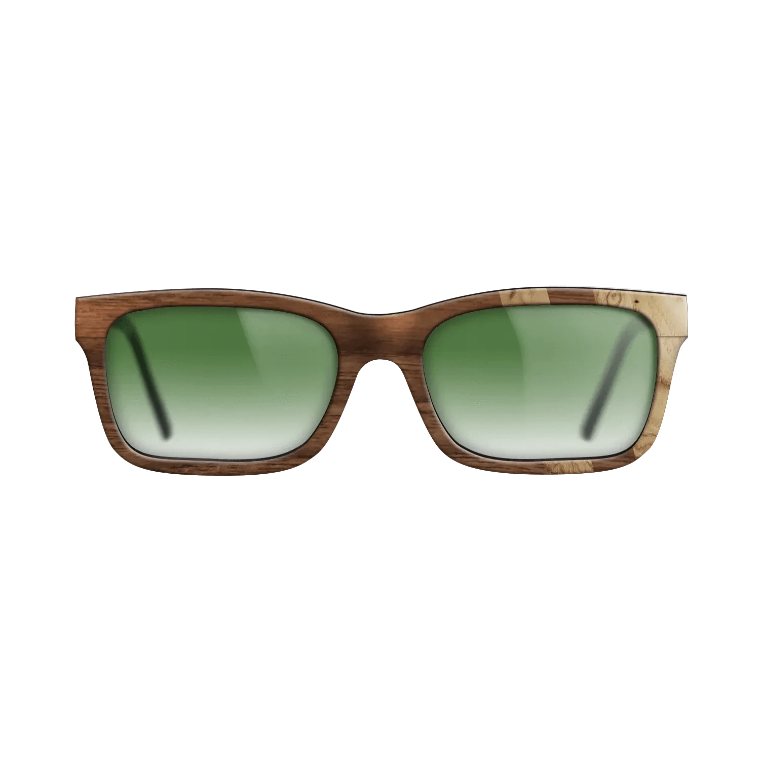 Walnut Claro Dark,Olive Burl: Splice - The Sage - Rectangle - SIRIS wood optic
