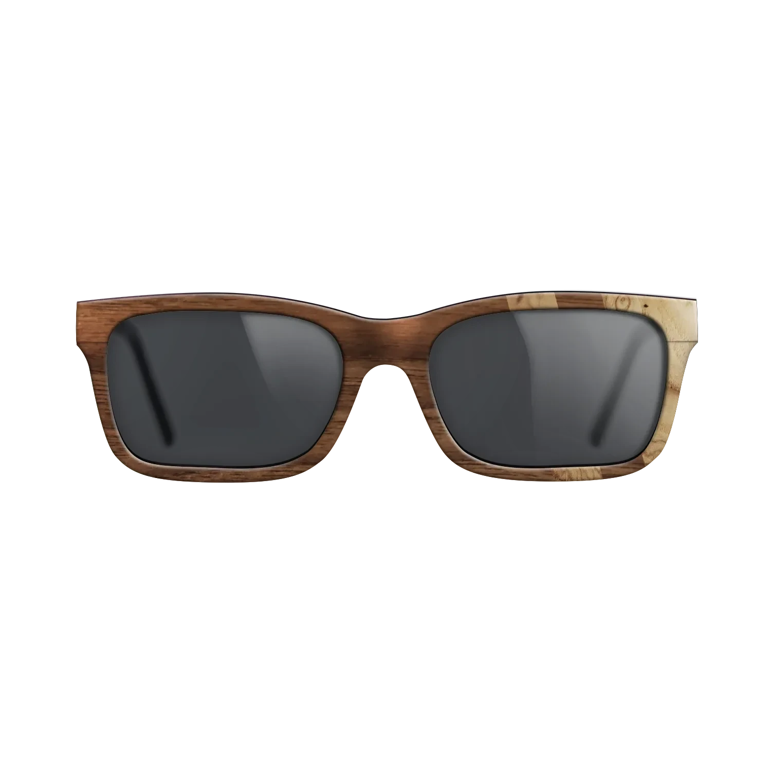 Walnut Claro Dark,Olive Burl: Splice - The Sage - Rectangle - SIRIS wood optic