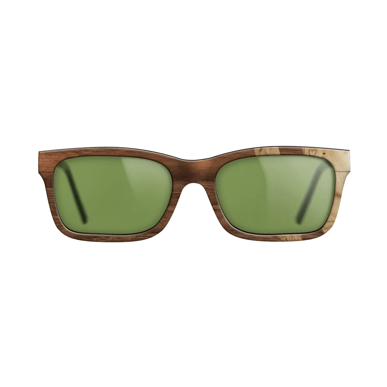 Walnut Claro Dark,Olive Burl: Splice - The Sage - Rectangle - SIRIS wood optic