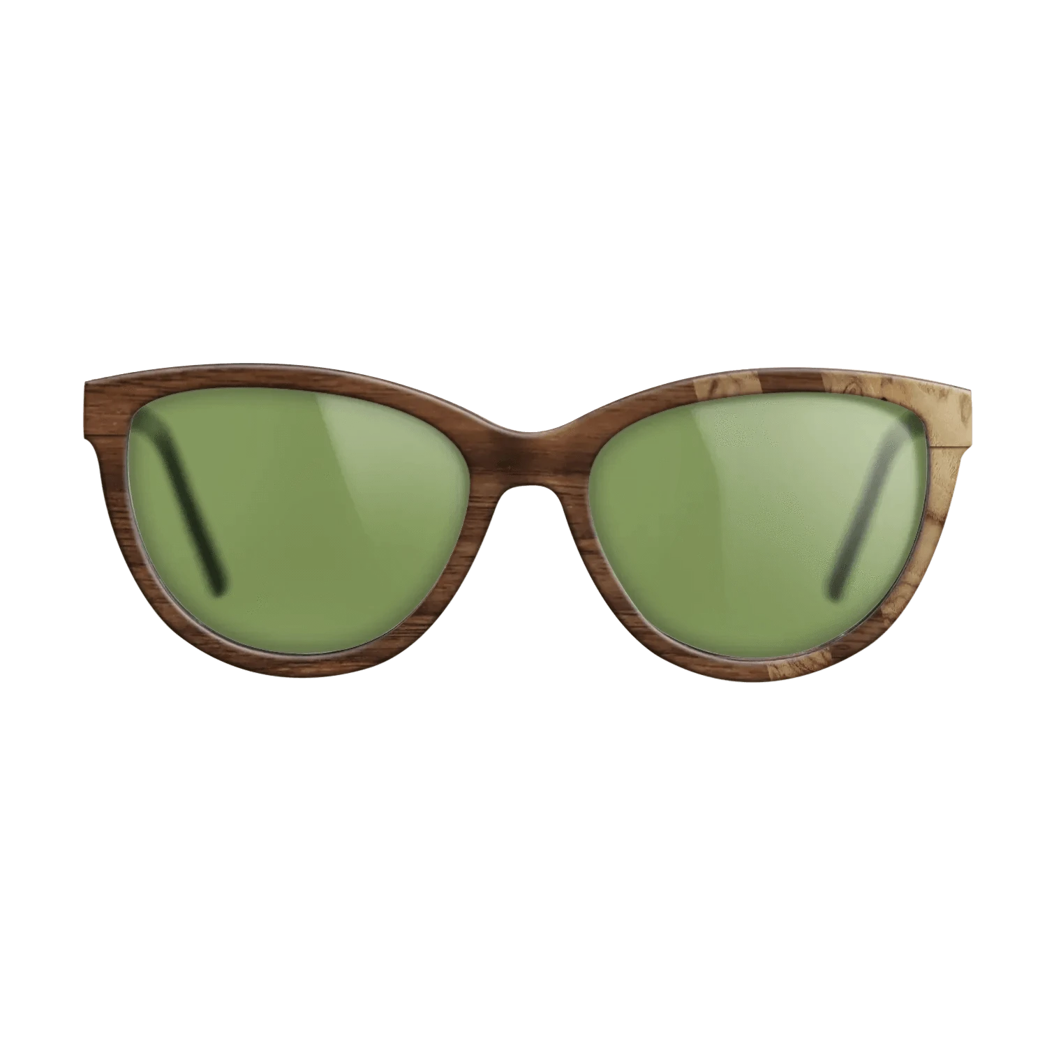 Walnut Claro Dark,Olive Burl: Splice - The Maiden - Cat - SIRIS wood optic