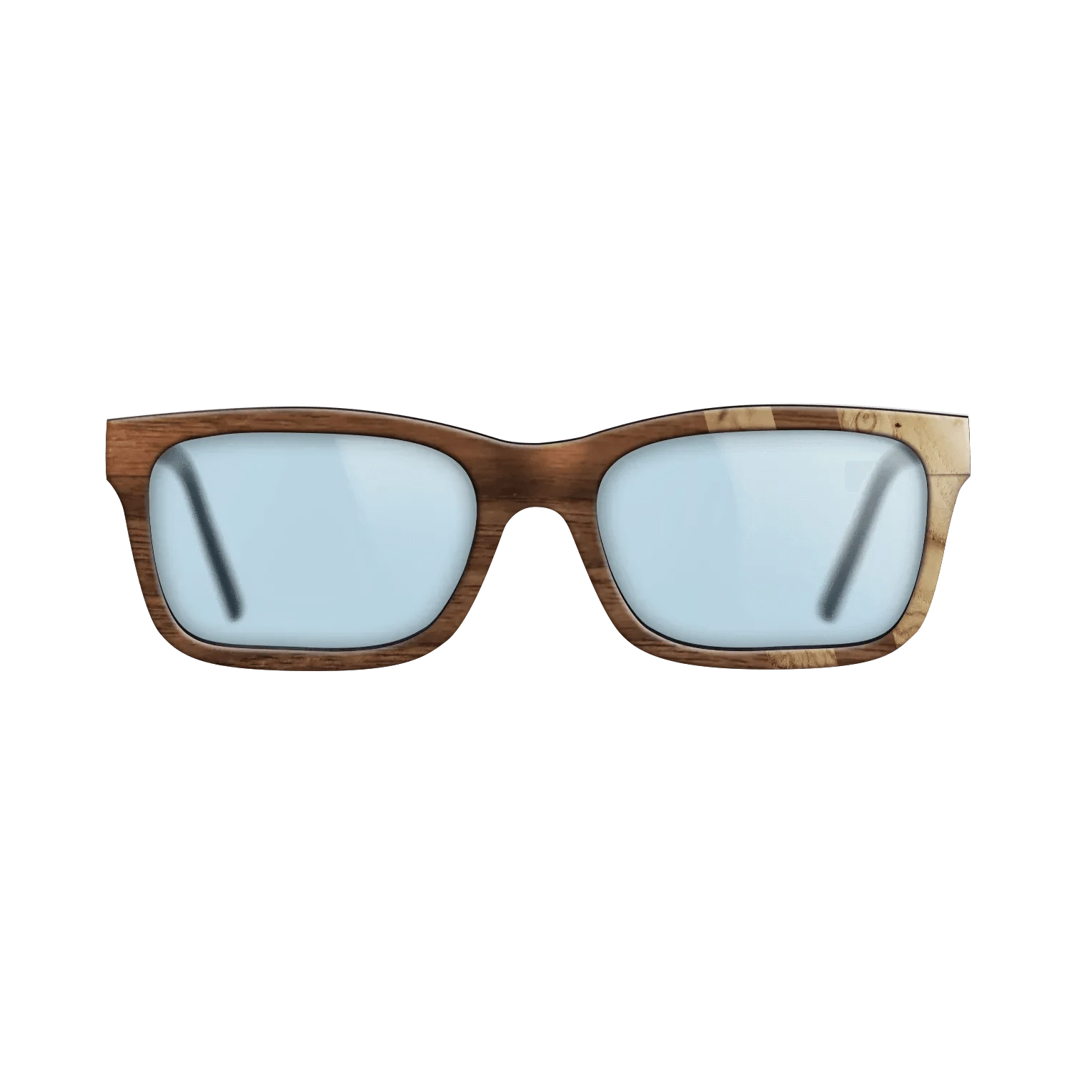 Walnut Claro Dark,Olive Burl: Splice - The Sage - Rectangle - SIRIS wood optic