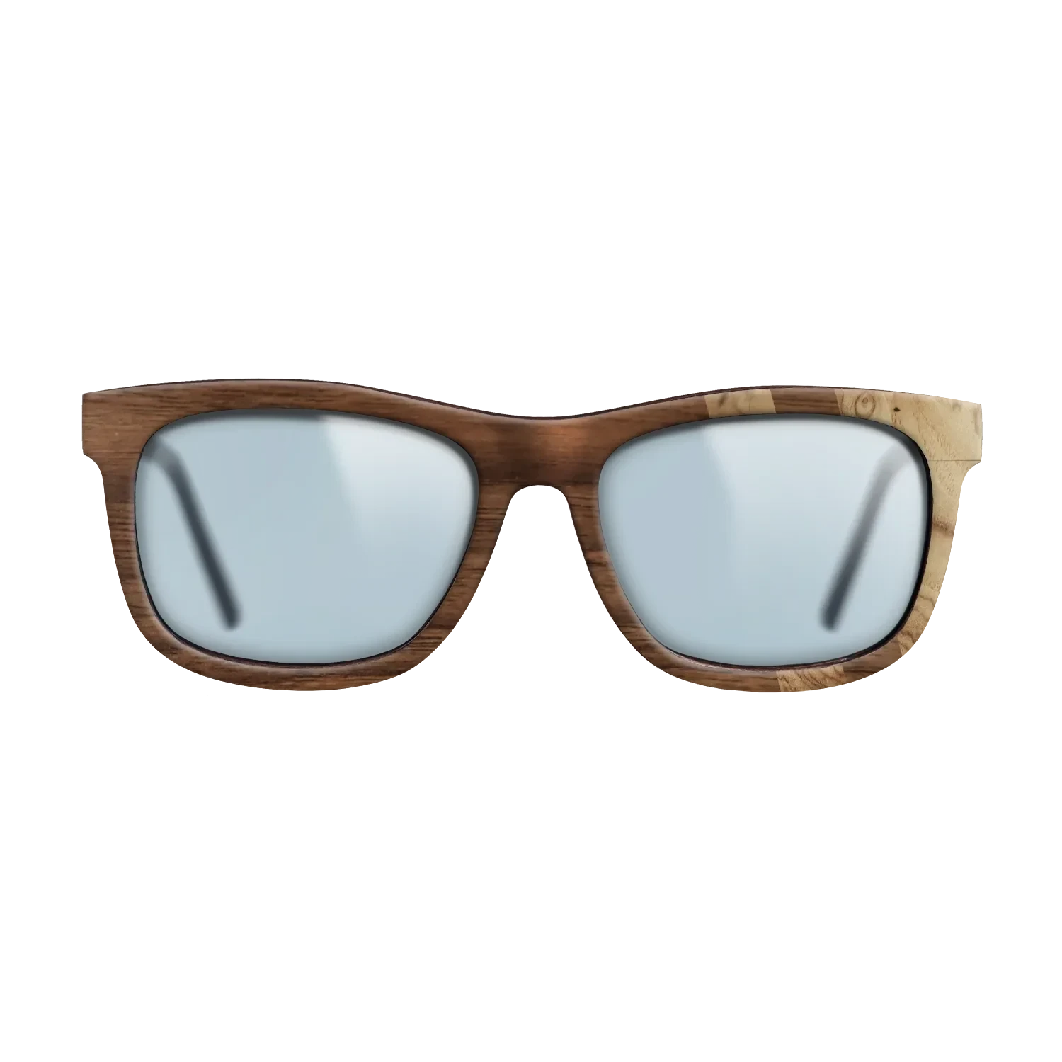 Walnut Claro Dark,Olive Burl: Splice - The Hero - Square - SIRIS wood optic